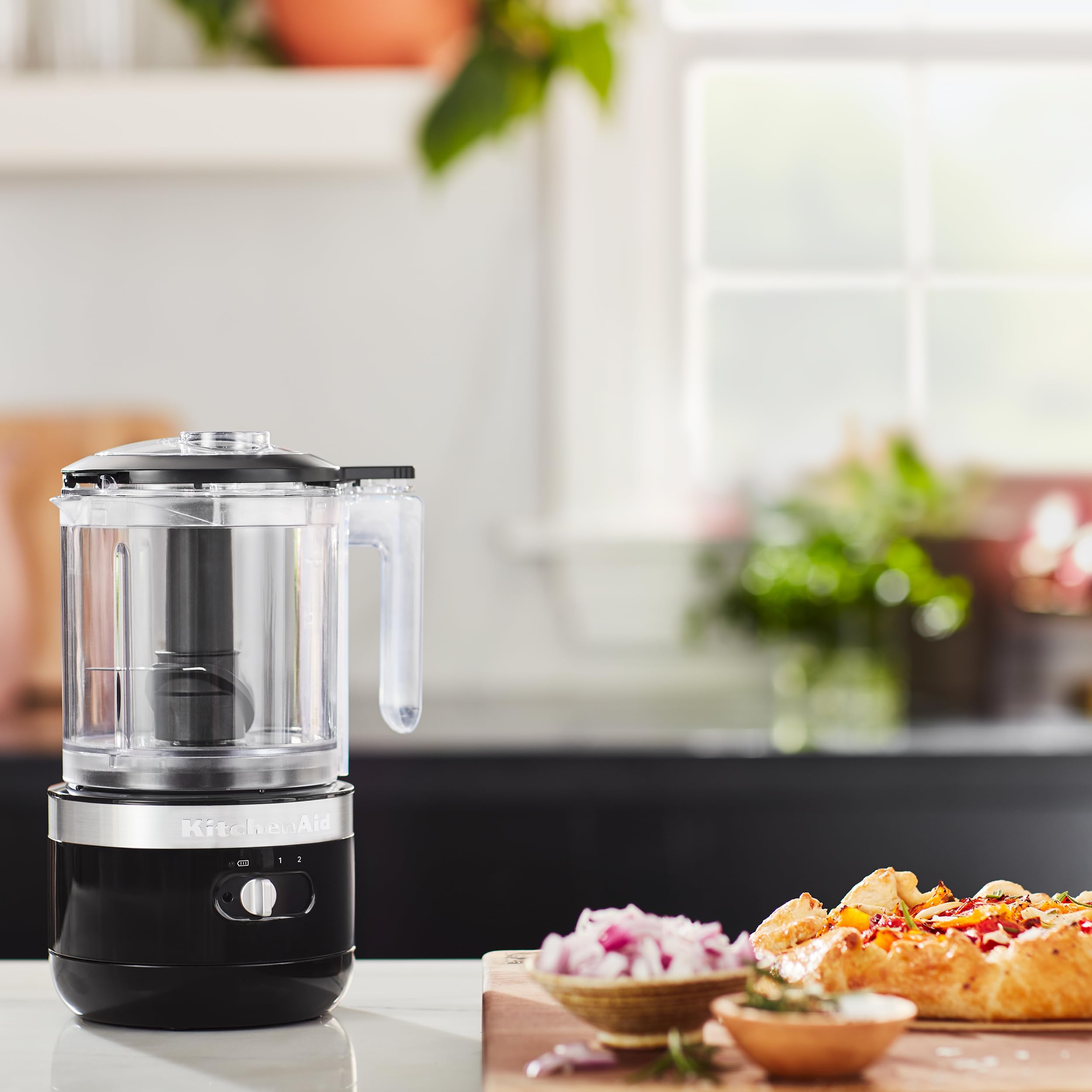 KitchenAid 5 Cup Food Chopper Cordless KFCB519OB, Onyx Black