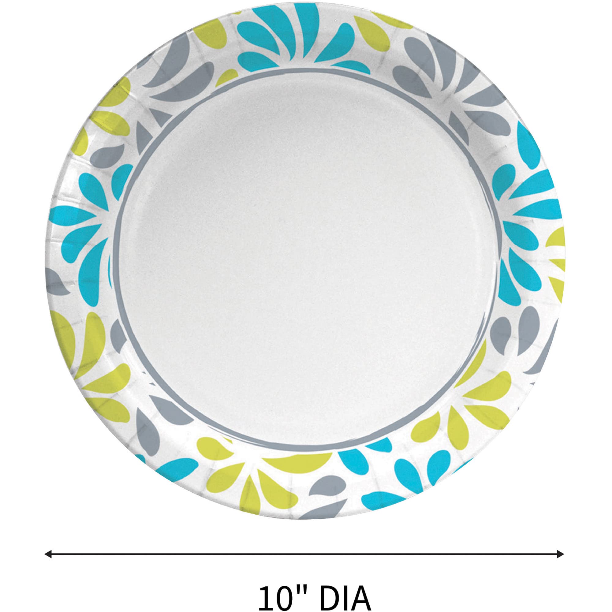 Genuine Joe Paper Plates, 10'' (10319), 125 Plates