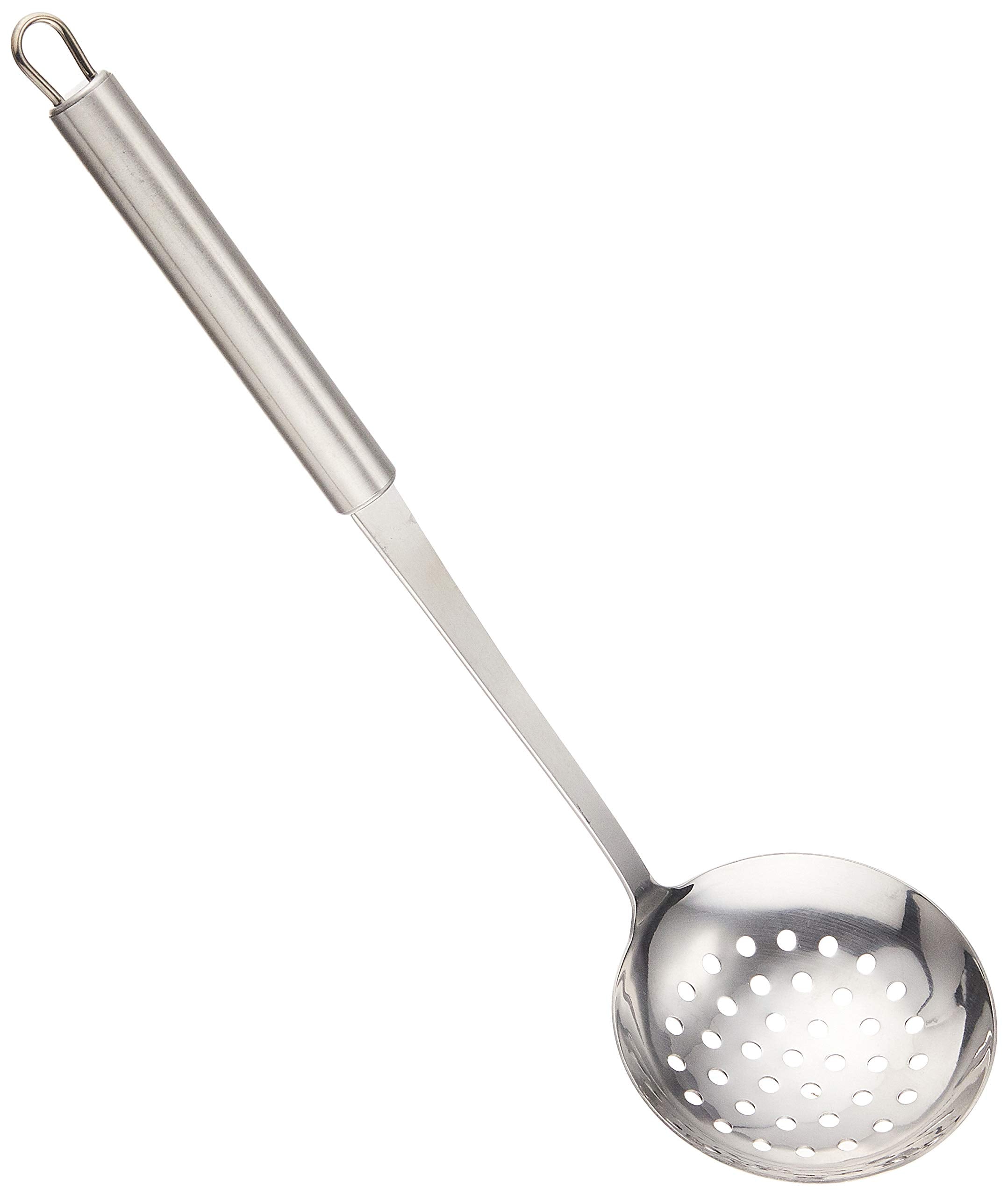 Wahei Freiz GCook GC033 Stainless Steel Perforated Ladle, Dishwasher Safe
