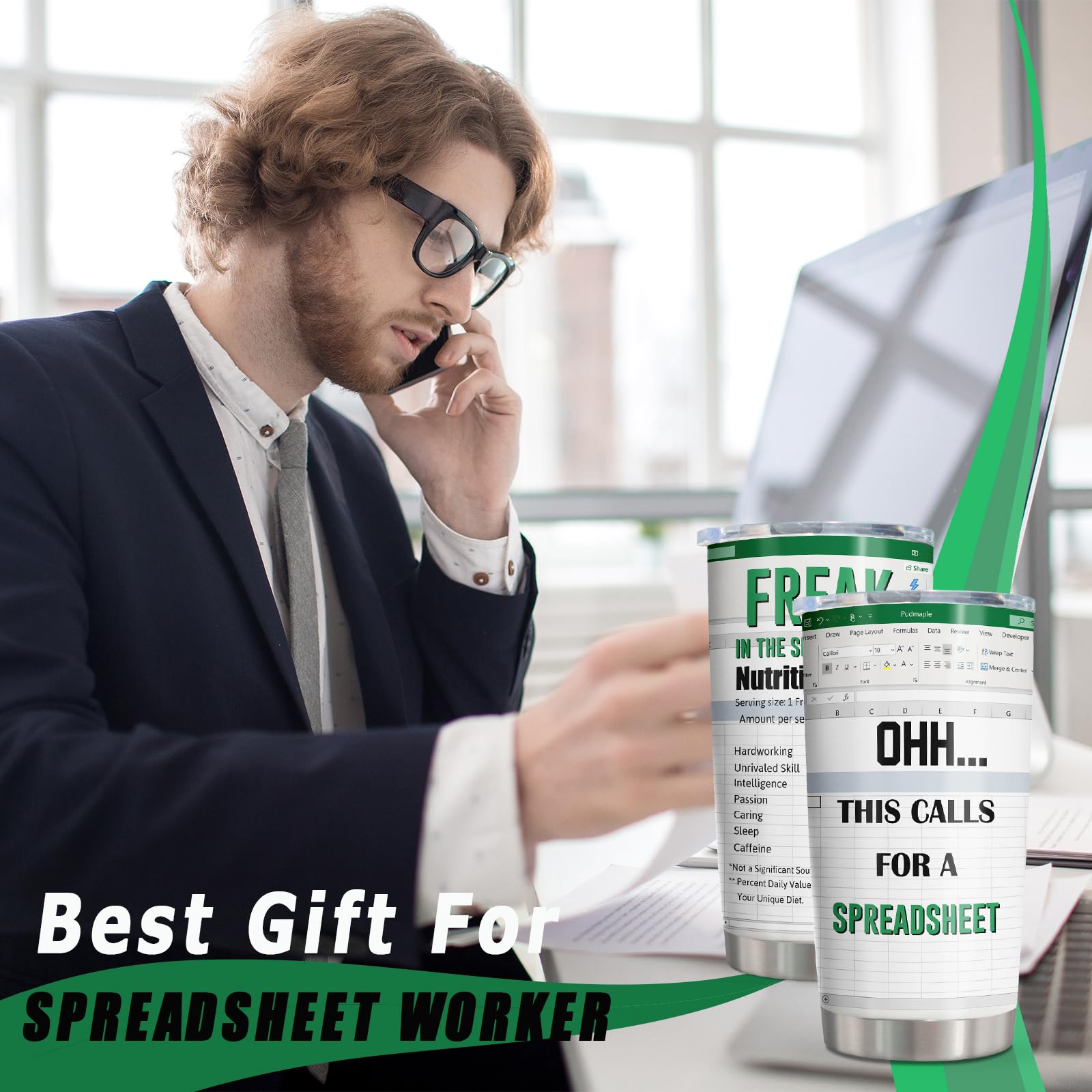 Pudmaple Freak In The Sheets Excel Mug, This Calls For A Spreadsheet, Accountant Gifts, Excel Shortcut, Spreadsheets Gift Funny,