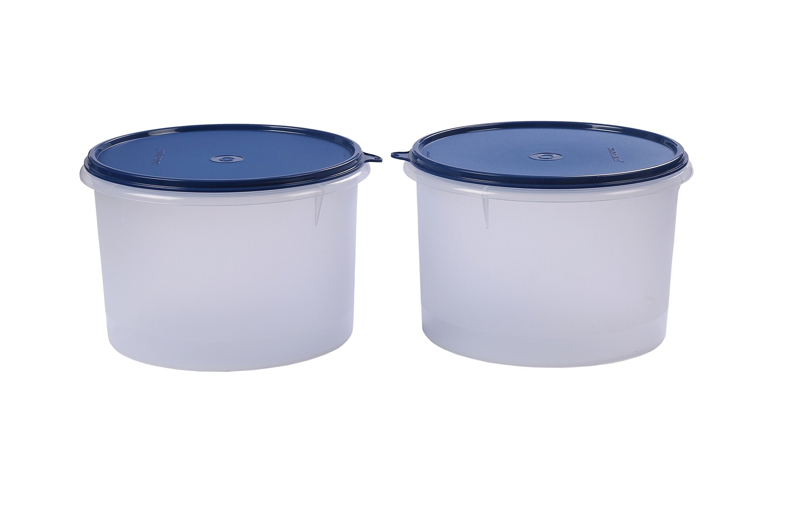 Signoraware Store Well Plastic Container Set, 3.5 Litres, Set of 2, Mod Blue