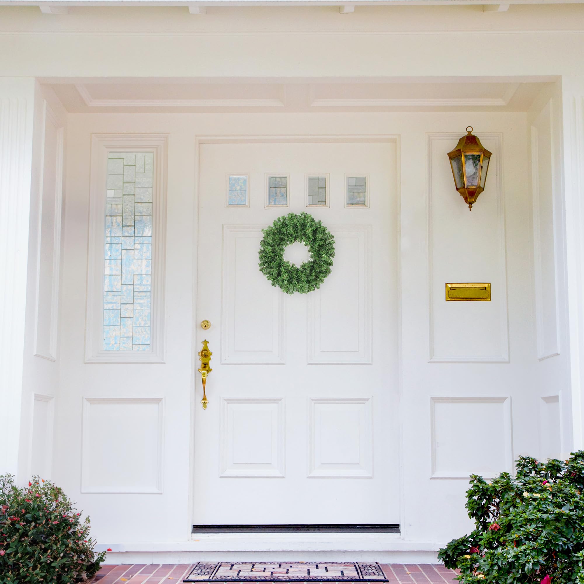 Northlight Colorado Spruce 2-Tone Artificial X-Mas Wreath, Green