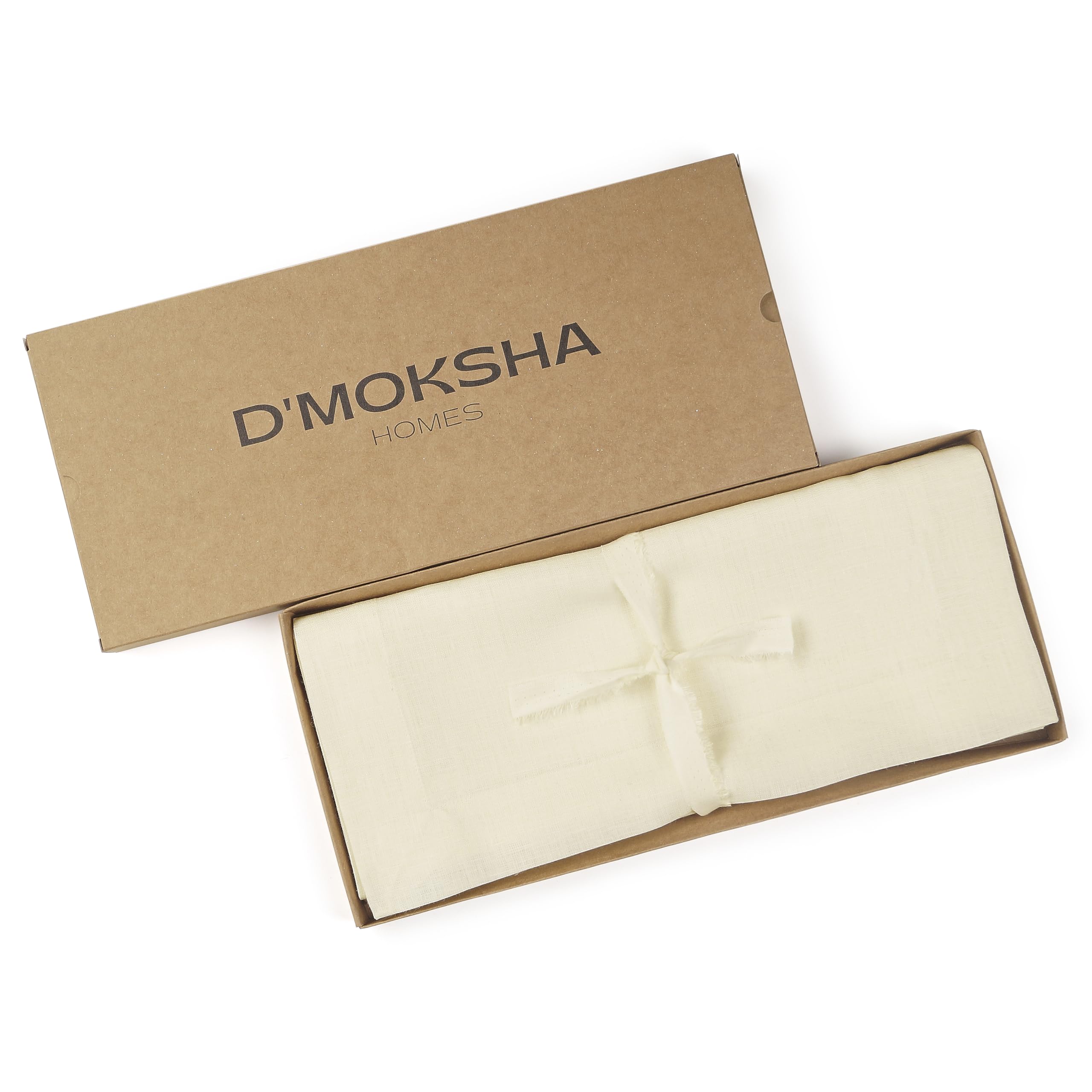 Dmoksha Linen Table Runner 72 Inches Long, Cream Table Runner, Fall Table Runner, Kitchen Table Runner For Thanksgiving, Christm