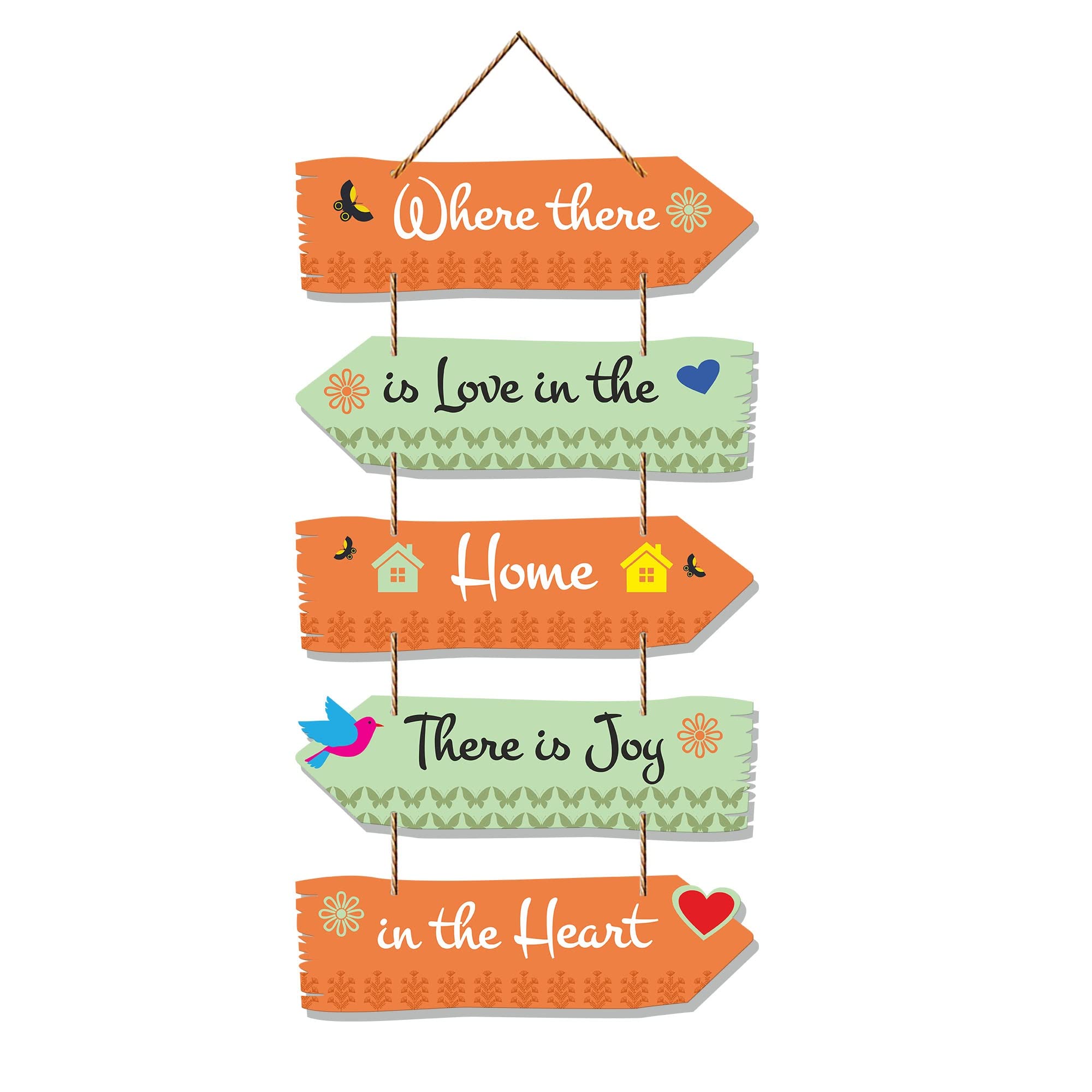 Artvibes Home Quotes Decorative Wall Art Wooden Hanger for Living Room | Bedroom | Gifts | Modern Painting Artworks Hangings for