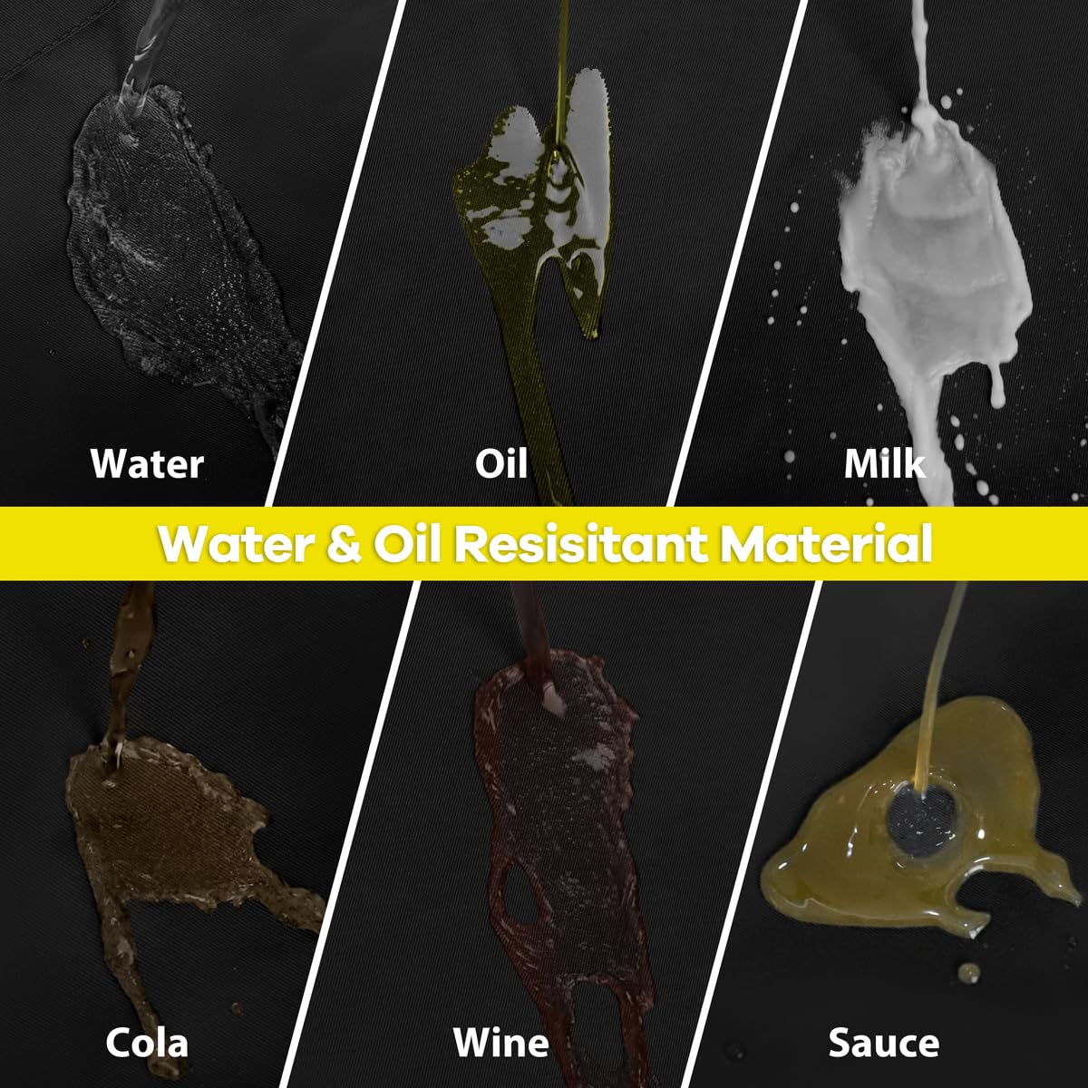 Rotanet Extra Large Apron For Men Adjustable Bib Aprons With 2 Pockets Cooking Kitchen Bbq Grilling Big For Women Chef Water & O