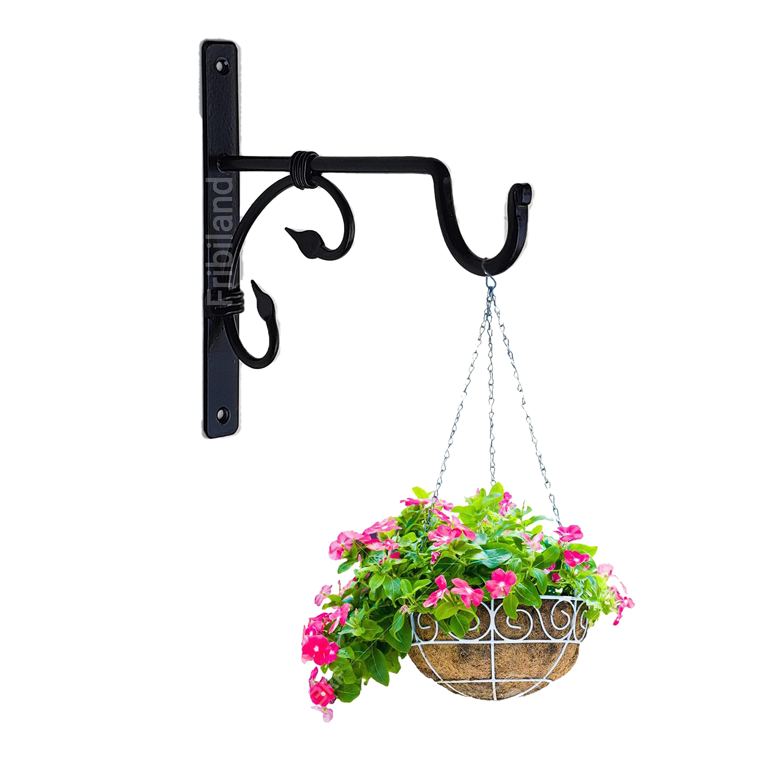 Fribiland Iron Metal Wall Hook,Wall Hanger, Wall Bracket For Hanging Planters,Plants,Flower Pots,Lantern,Lights And Other Hangin
