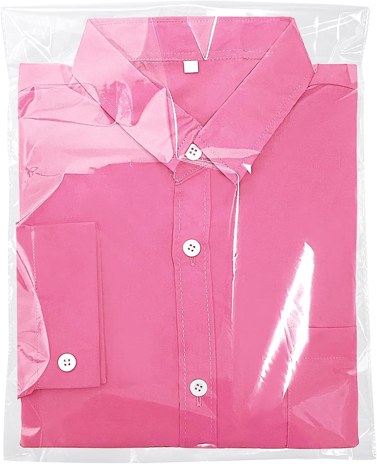 Sonu Sports Co. Sports Goods Plastic Seal Self Adhesive Packing Clear Bag Transparent Pouches For Garments Clothes Saree Shirt,