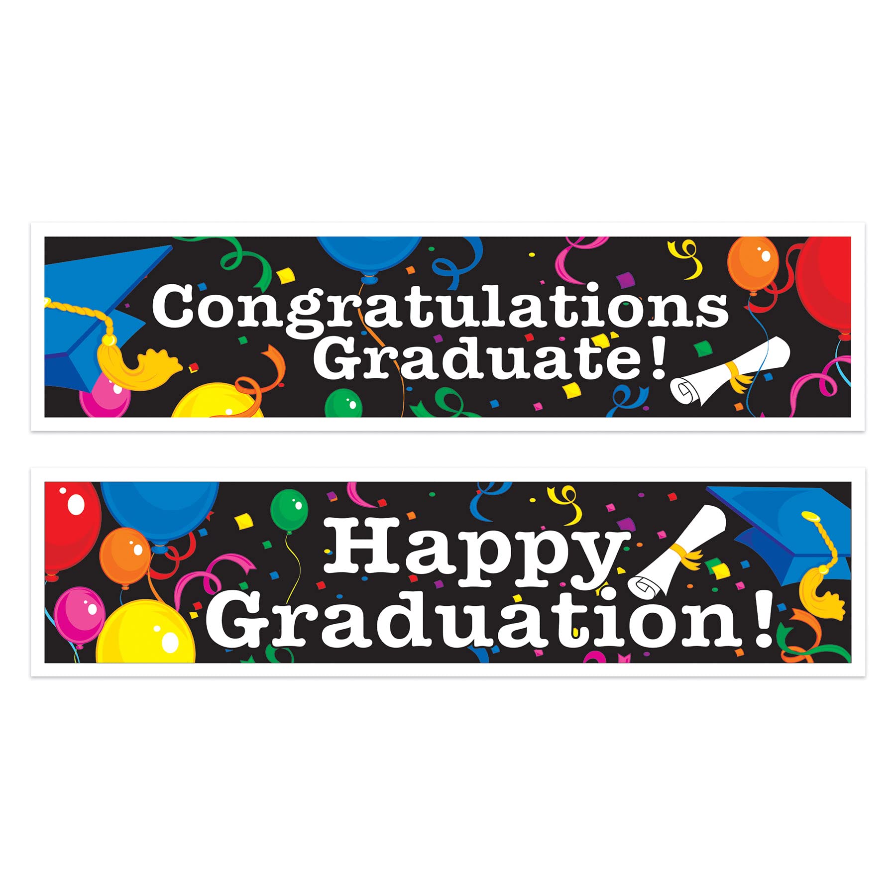Beistle Graduation Banners With Assorted Designs
