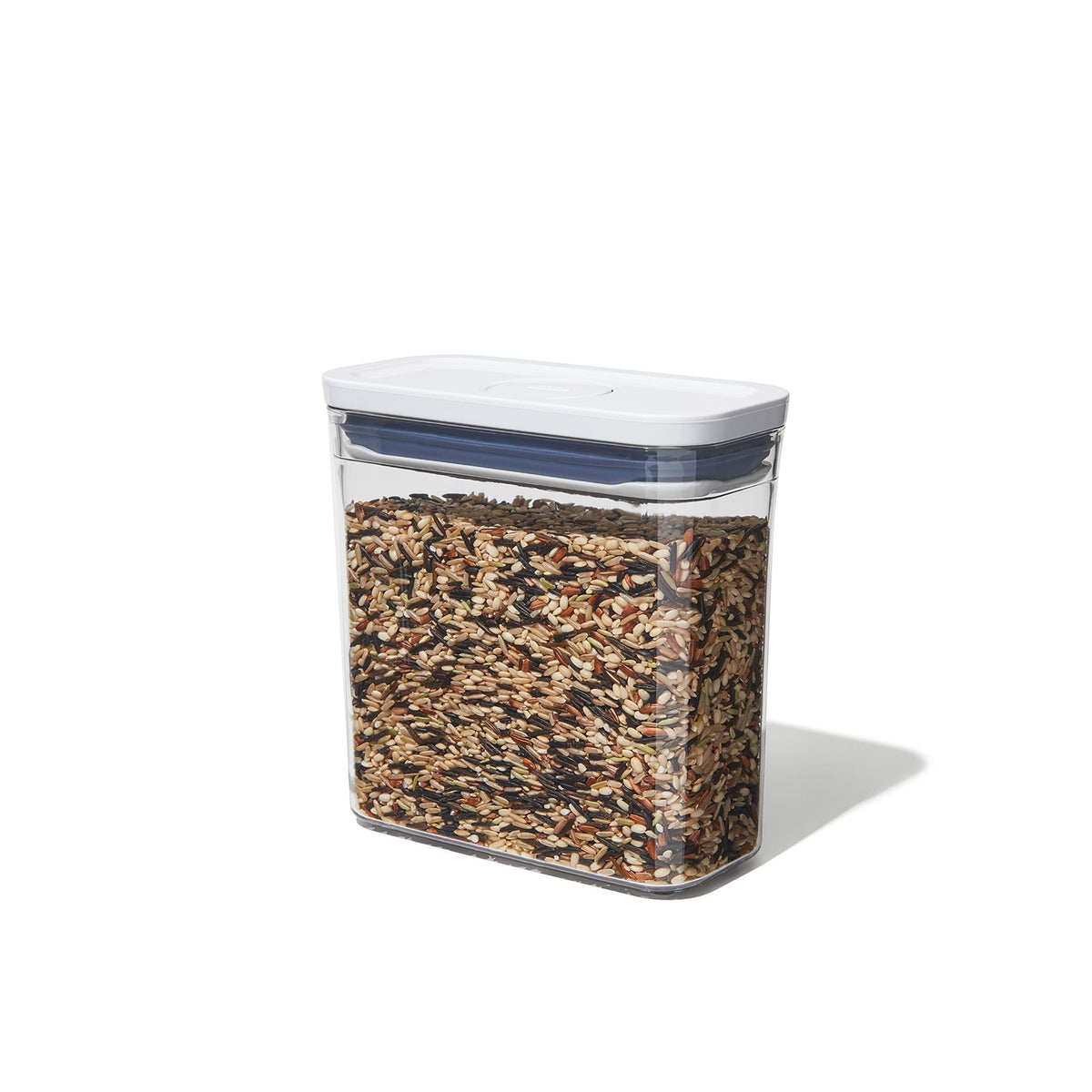 Oxo Good Grips Pop Container, 1.2 Qt - Rectangle - Pasta, Transparent