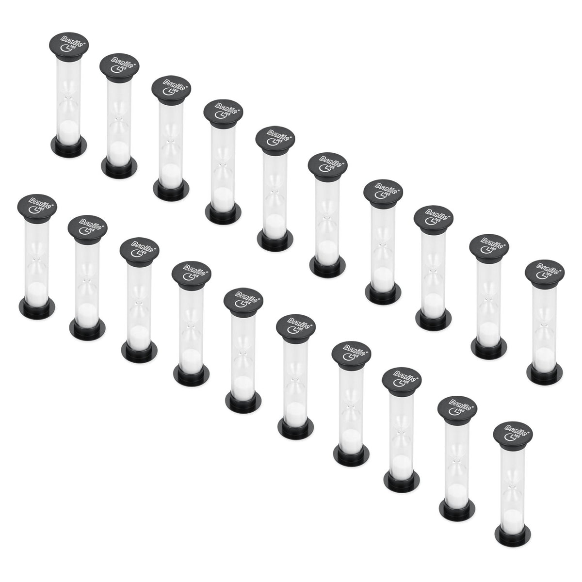 Dsmile Sand Timer, 30 Seconds Plastic Hourglass Timer Set Of 20