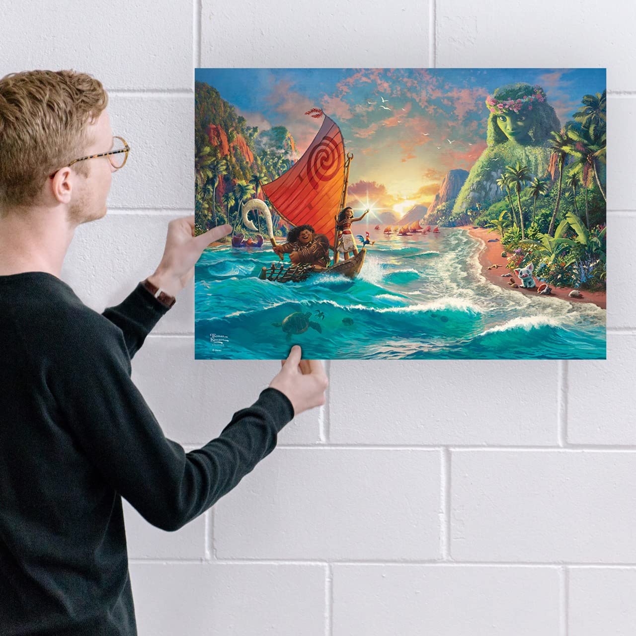 Mightyprint Disney - Moana - Durable 24    X 17 Wall Art - Not Made Of Paper - Officially Licensed Collectible