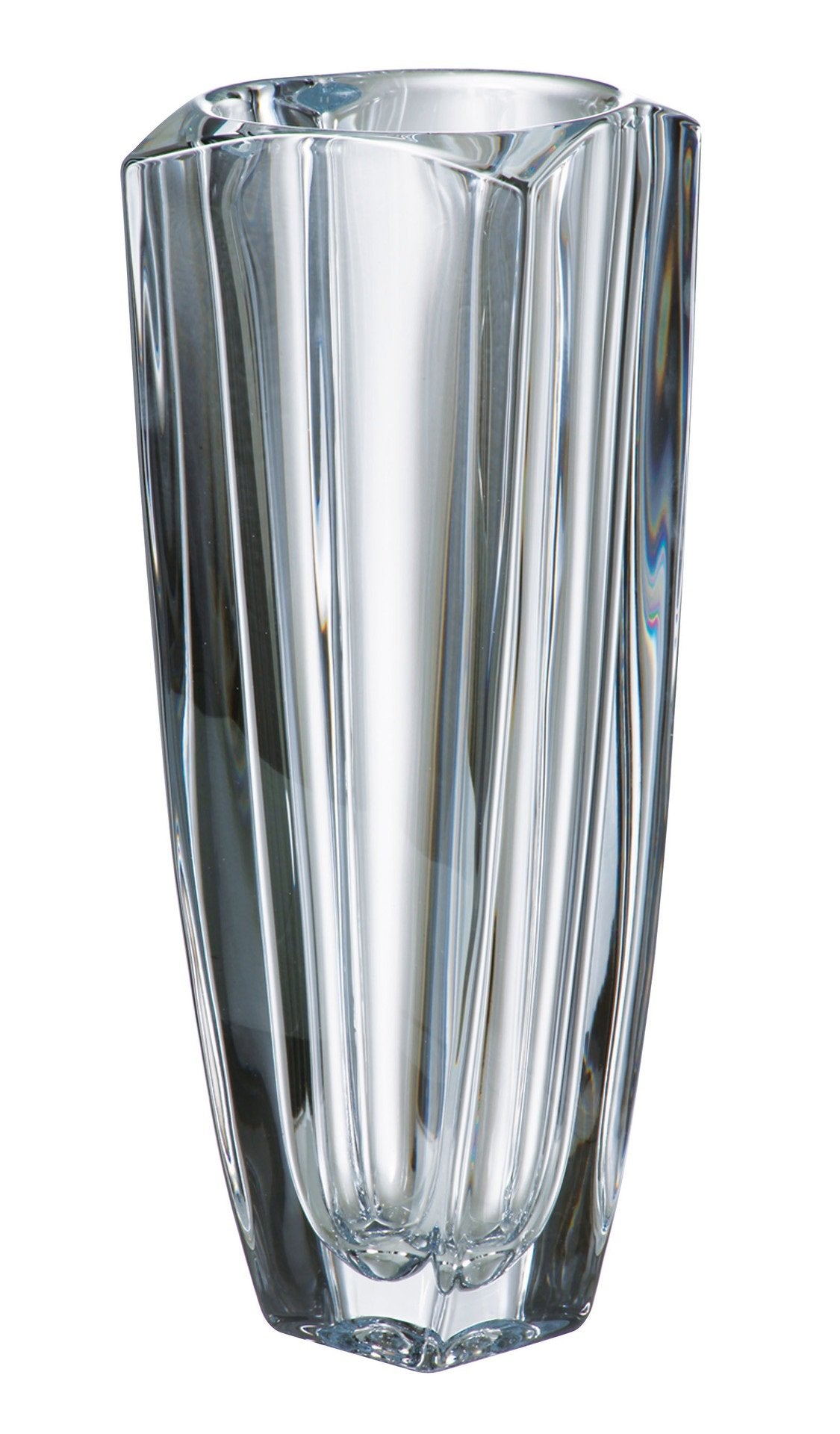 Barski - European Glass - Crystalline - Vase - 11 Height - Made in Europe