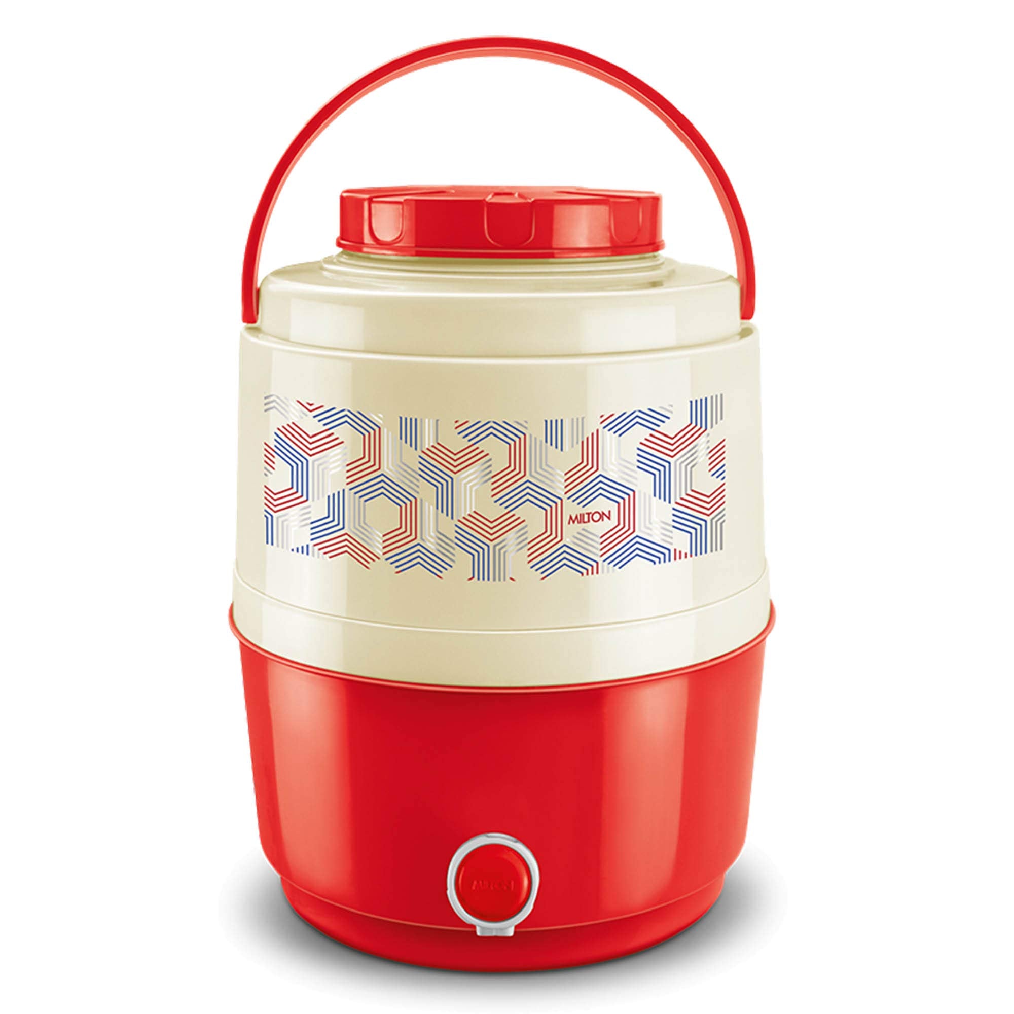 Milton New Kool Musafir 10000 Insulated Water Jug, 10 Litres, Red
