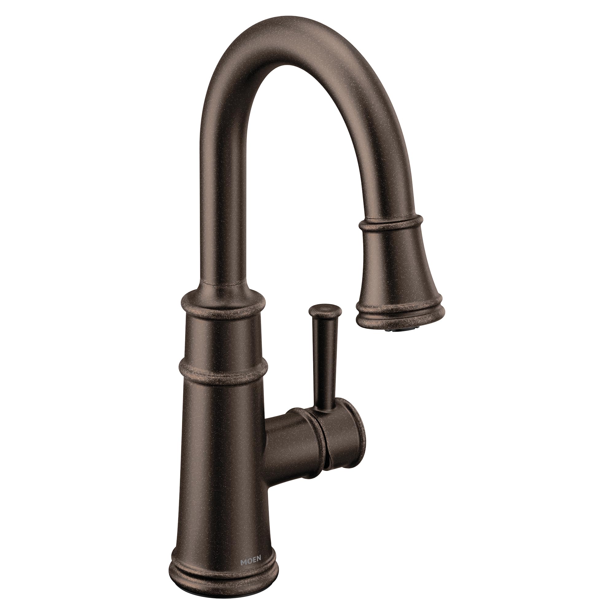 Moen 6260Orb Belfield One-Handle Pulldown Bar Faucet With Power Clean Featuring Reflex, Oil Rubbed Bronze