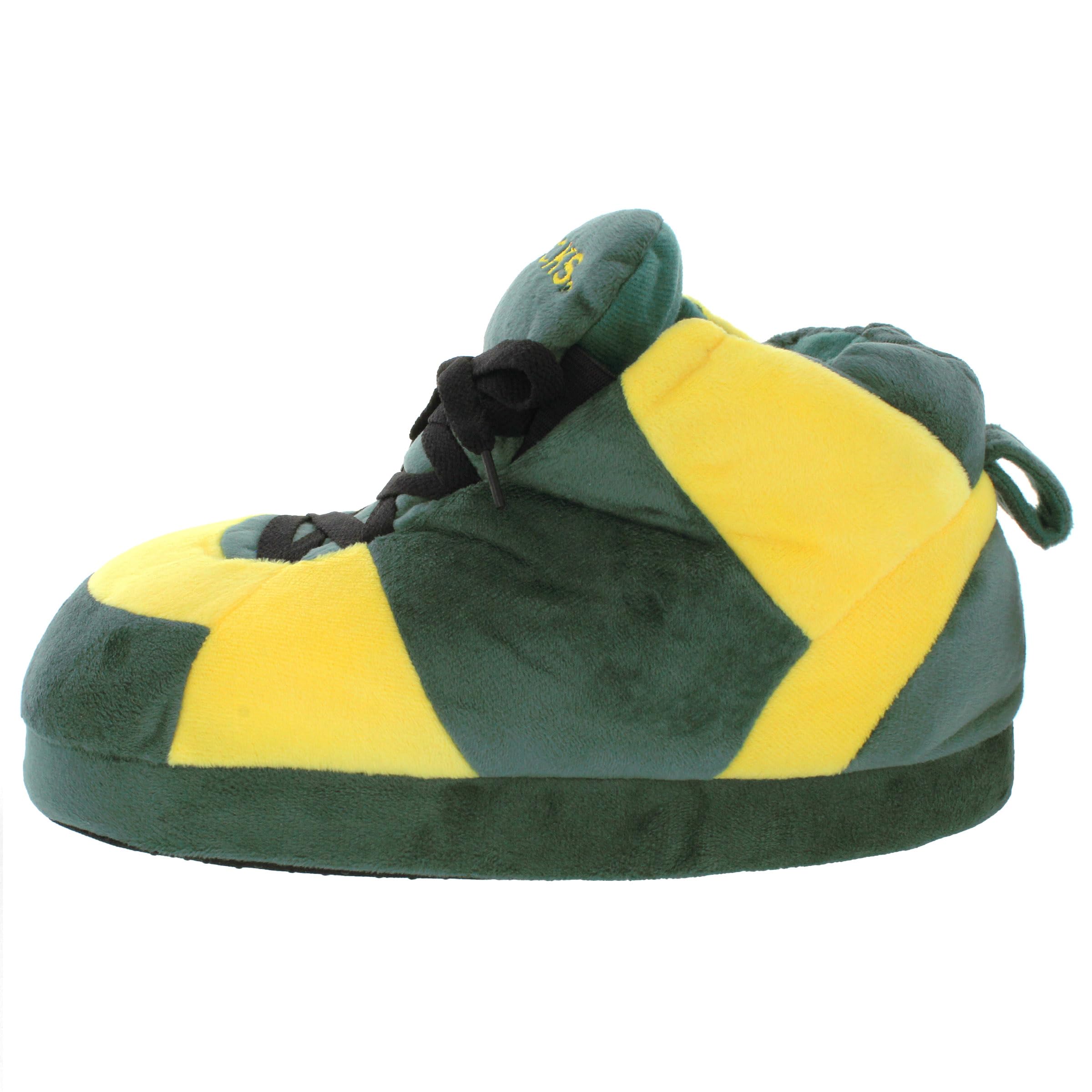Comfy Feet Unisex Sneaker Slipper, Oregon Ducks,13-14 Women12-14 Men