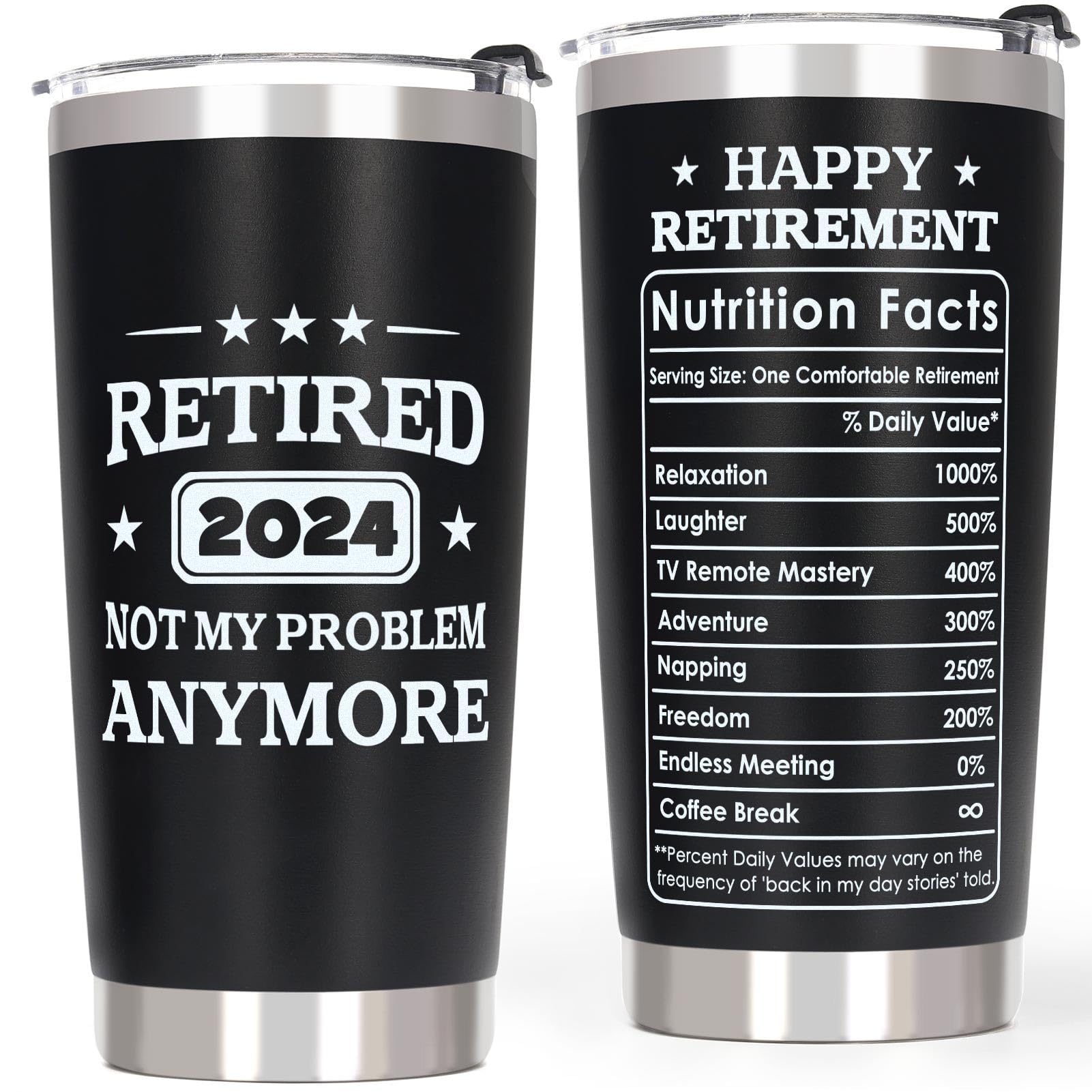 Qtds Retirement Gifts For Men 2024 - Best Funny Retirement Gifts For Teachers Coworkers Boss Doctors - Retired Gifts For Men, Hu