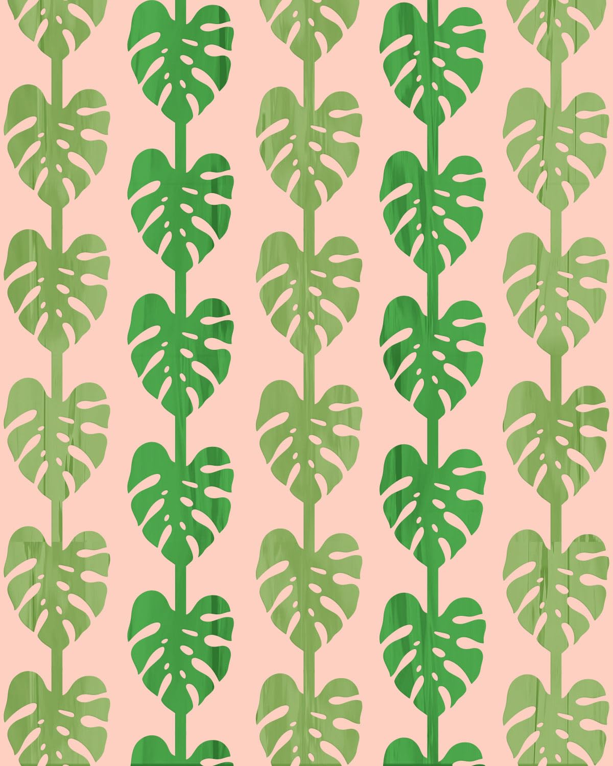 Xo, Fetti Jungle Leaf Foil Curtain - Set Of 2, 3X7 Ft | Safari Theme Party Decorations, Zoo Animal Birthday Party Supplies, Baby