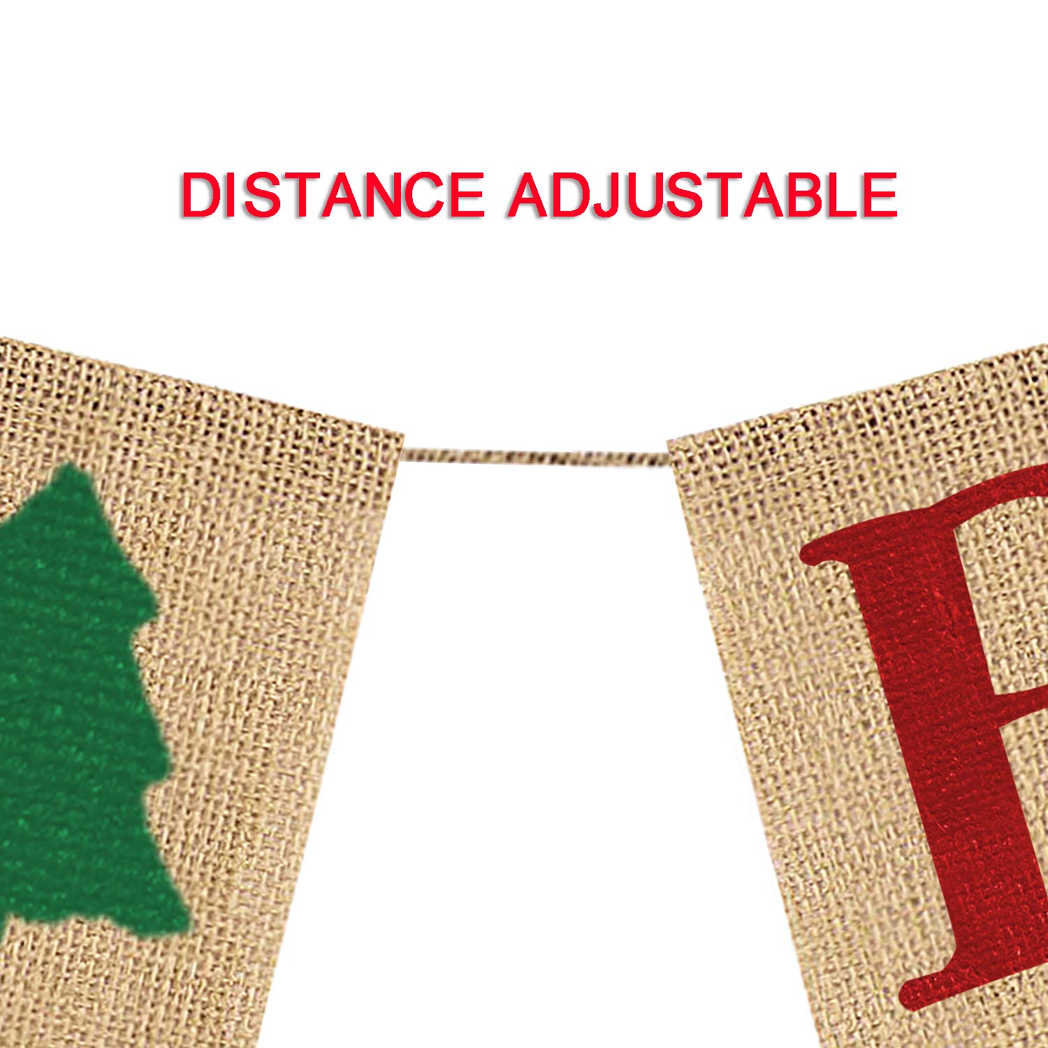 Be Merry Burlap Banner  Christmas Burlap Banner  Christmas tree Garland  Holiday Bunting  Home Garden Indoor Outdoor Banner  Natural Burlap Banner  Christmas Decor Decorations