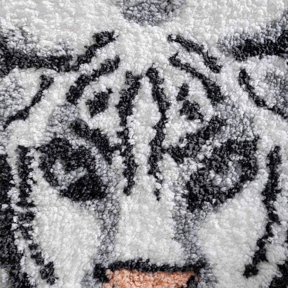 Tiger Shaped Bathroom Rug Animals Bath Mat Rug Non-Slip Bathroom Door Mat For Bedroom Bathroom Kitchen Cartoon Rug For Bathroom