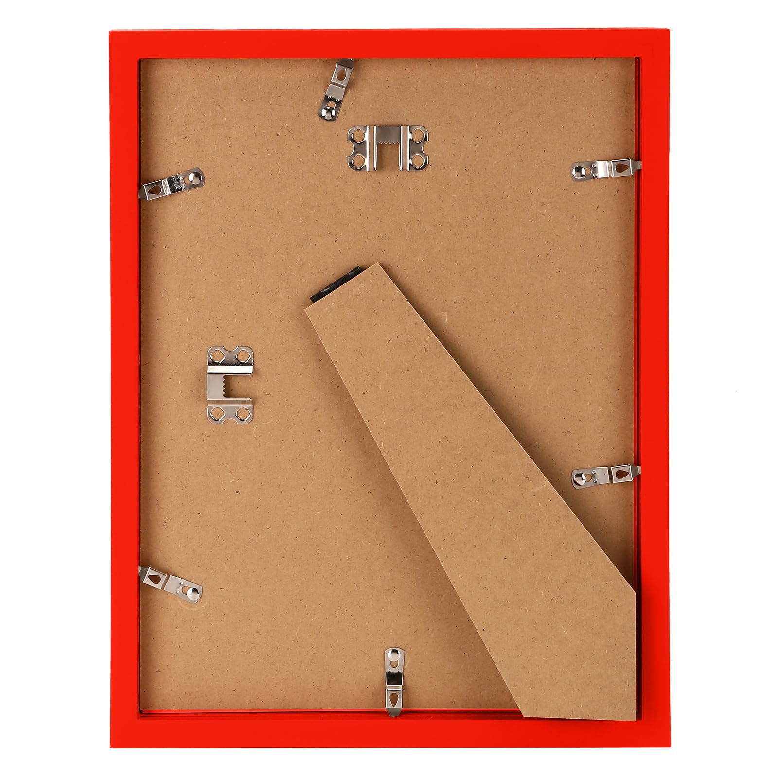 wyooxoo 8.5x11 Picture Frame Set of 2 Made of Solid Wood Photo Frames Display Pictures 6x8 with Mat or 8.5x11 Without Mat Colorf