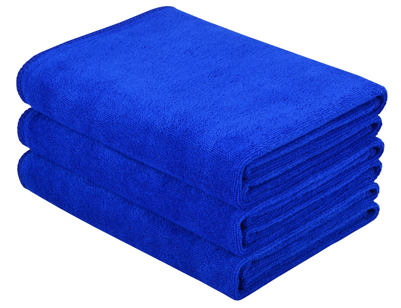 Hopeshine Microfiber Sports Towel Fast Drying Gym Towels 3-Pack 16Inch X 32Inch (Dark Blue 3-Pack)