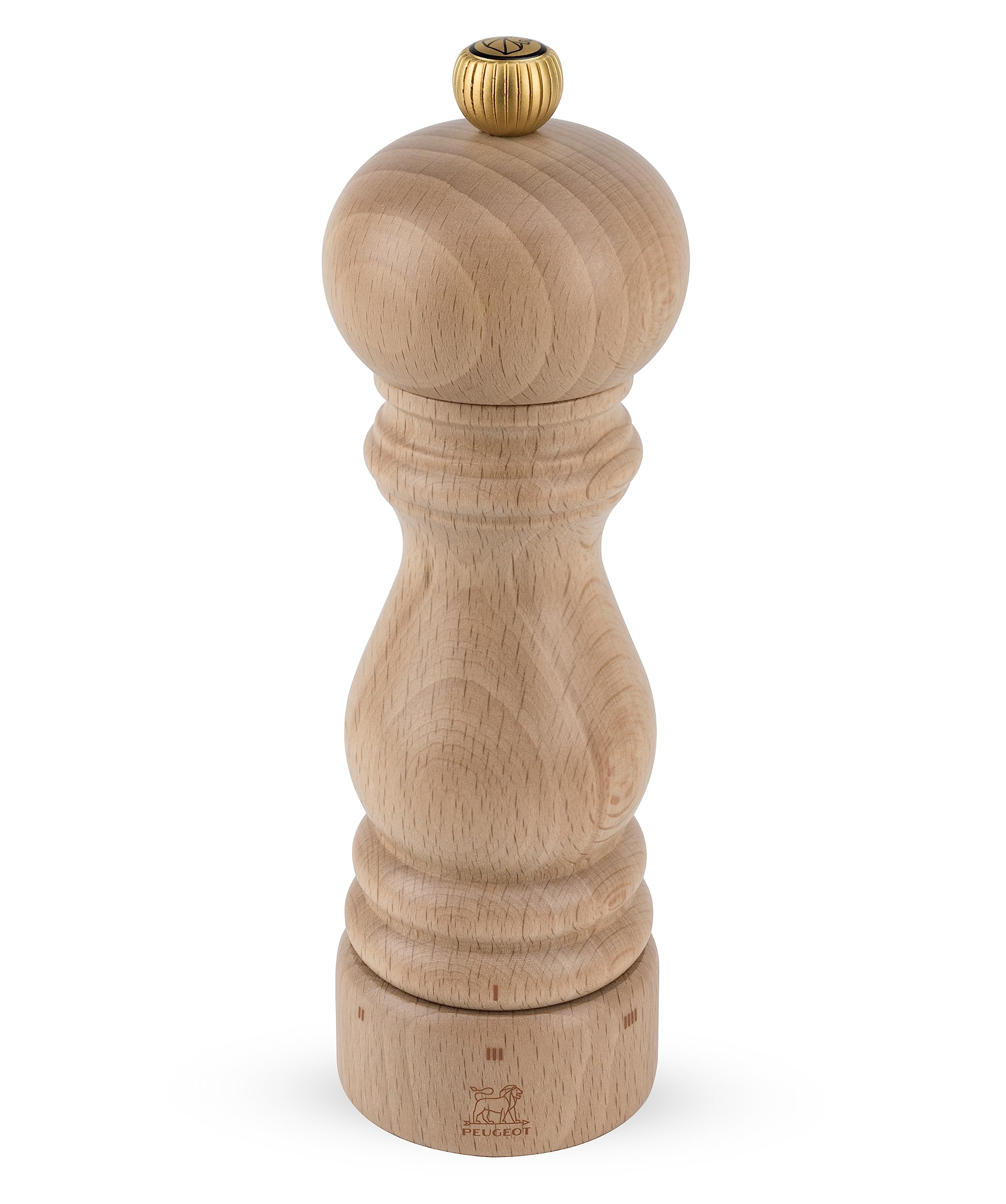 Peugeot - Paris uSelect Manual Pepper Mill - Adjustable Grinder - Beechwood, Natural