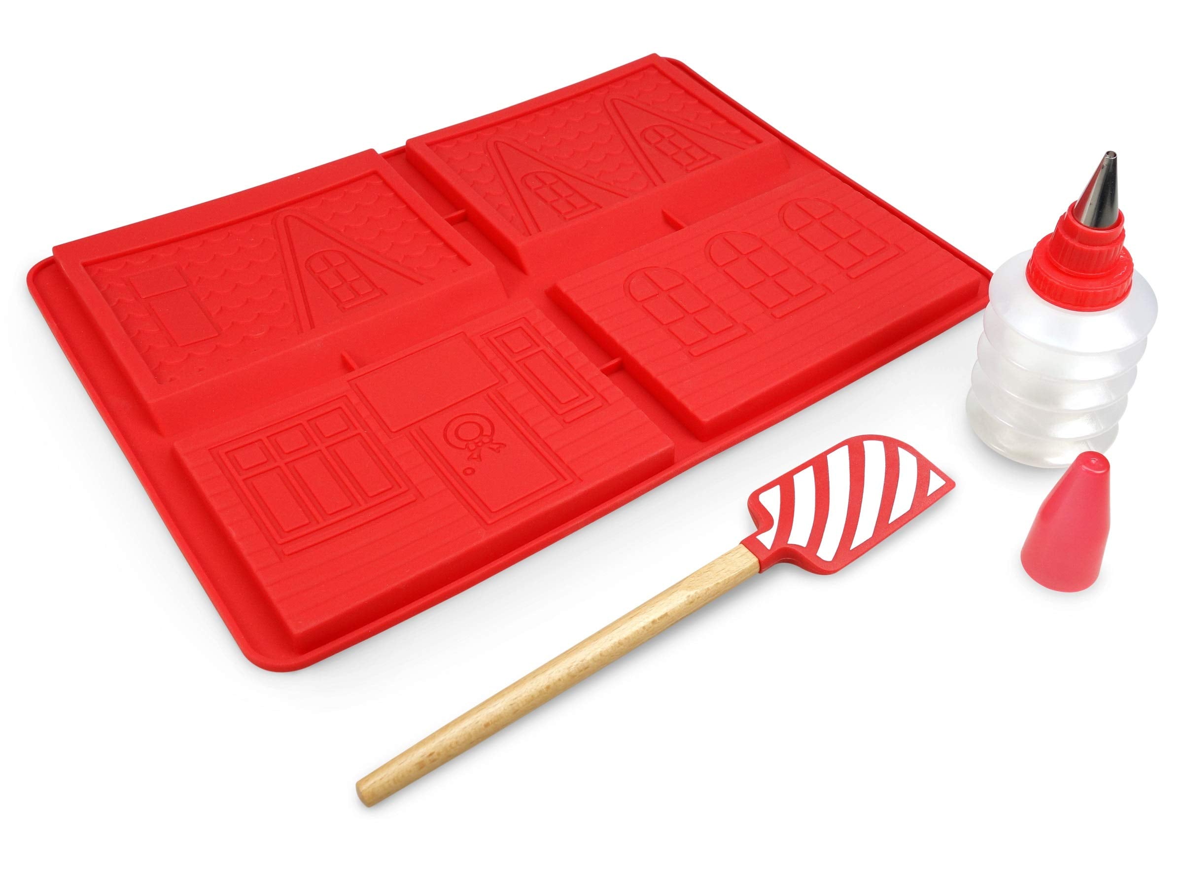 Handstand Kitchen Gingerbread House 5-Piece Real Baking Set With Recipes