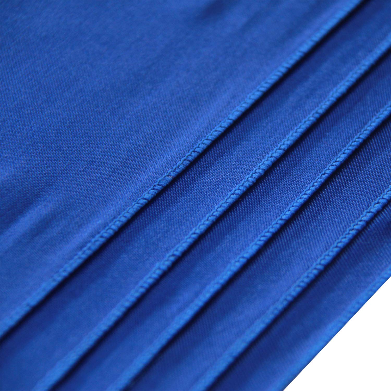Welmatch Royal Blue Satin Table Runners - 5 Pcs Wedding Banquet Party Event Decoration Table Runners (Royal Blue, 5)
