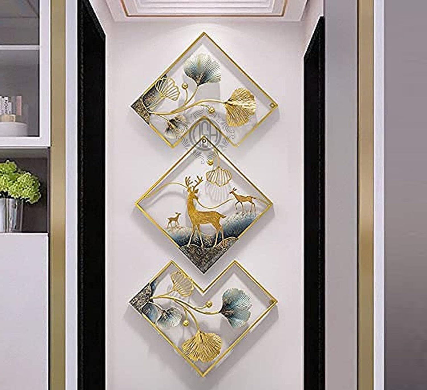 Dsh Crafting Your Curiosity Metal Wall Art Wall Sculpture Wall Hanging Showpiece Perfect For Home, Hotel (02-Dear)