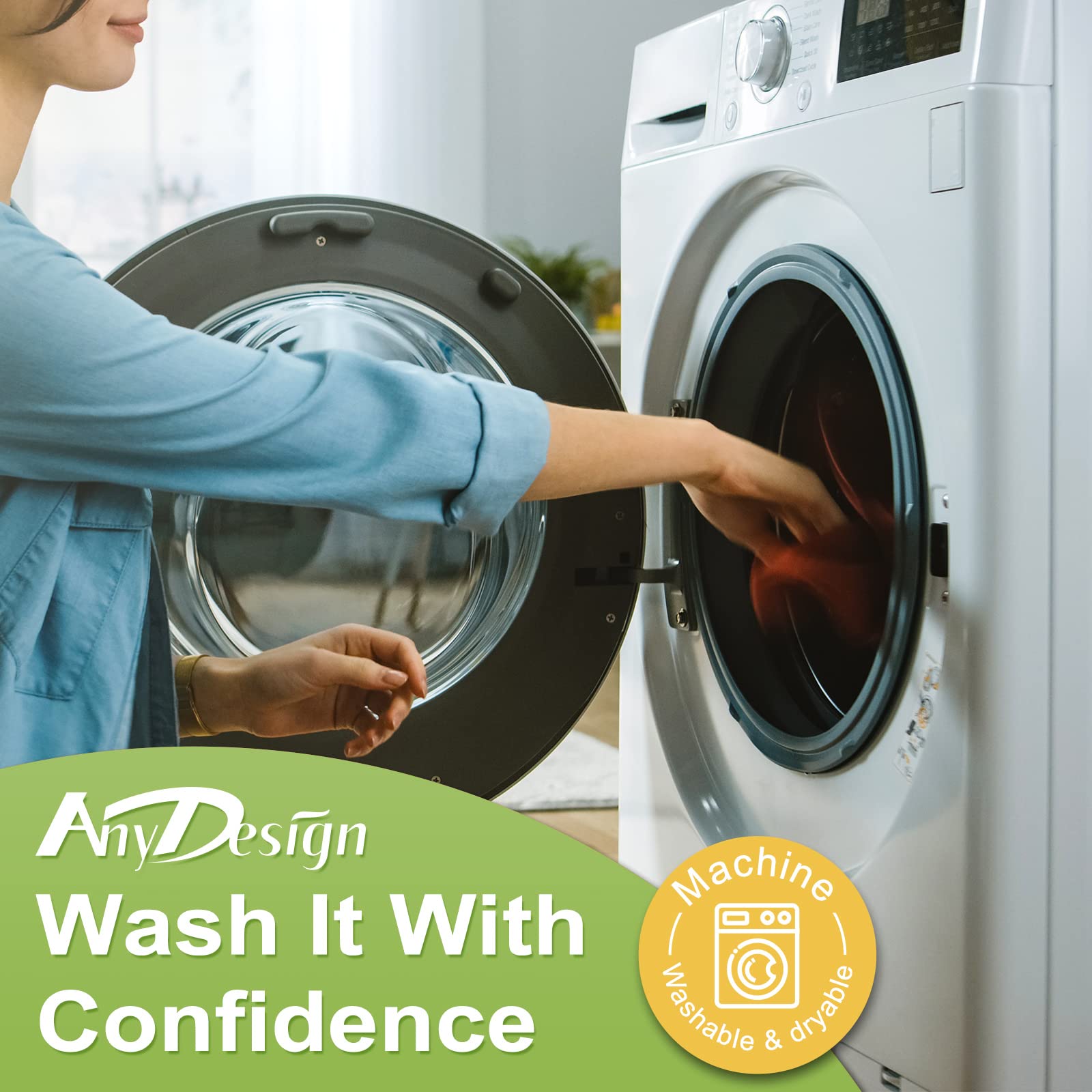 Anydesign 2 Pack Sunflower Hand Towels Spring Cotton Embroidered Flower Decorative Dish Towel For Bathroom Hand Drying Cleaning