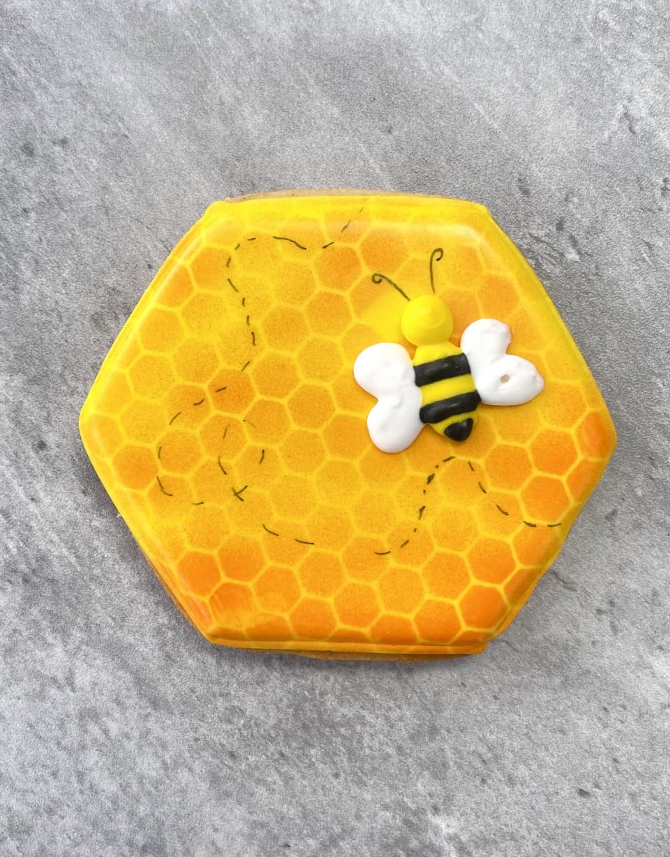 Hexagon Cookie Cutter, 3'' Made In Usa By Ann Clark