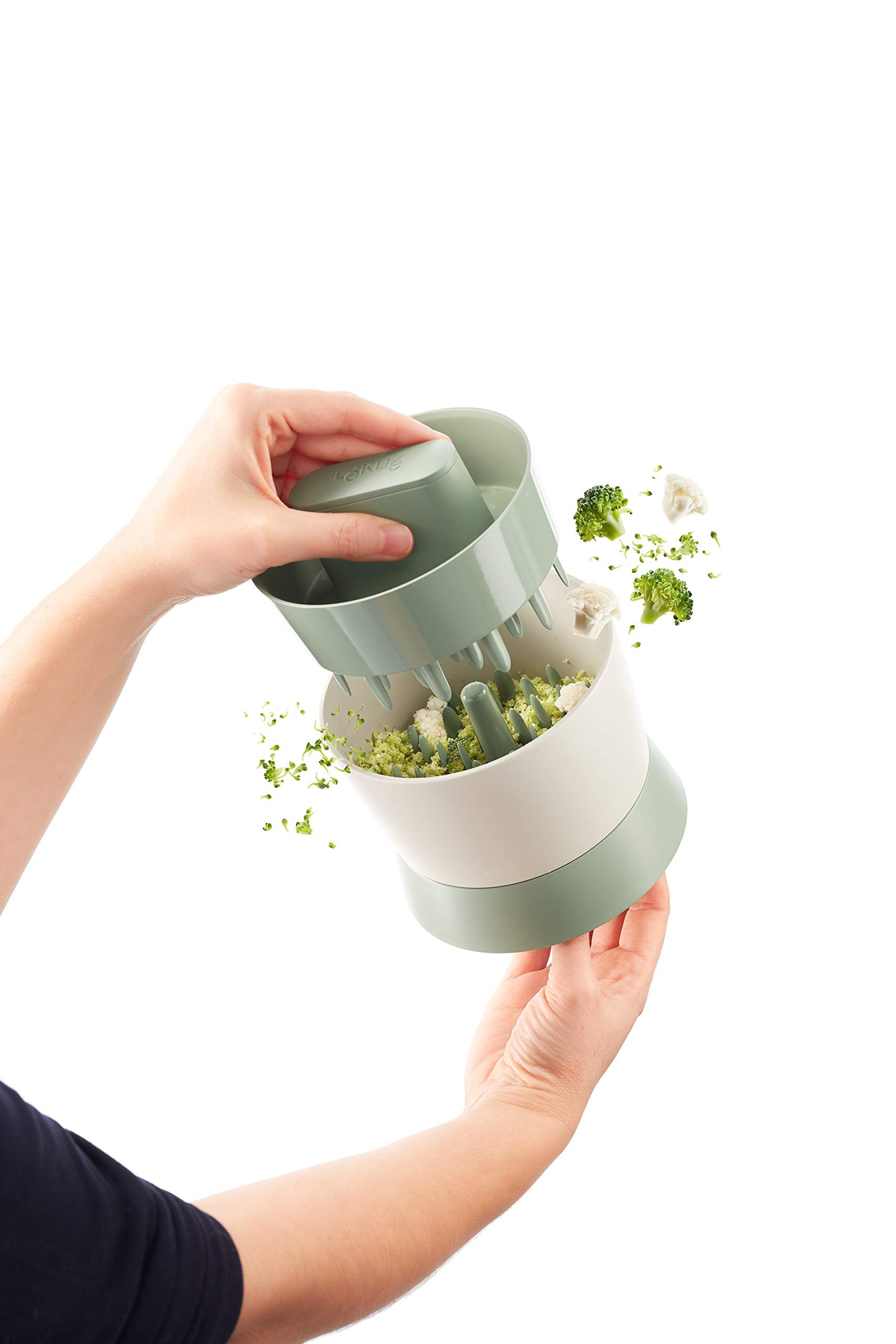 Lekue Veggie Ricer/Cauliflower Ricer, Green