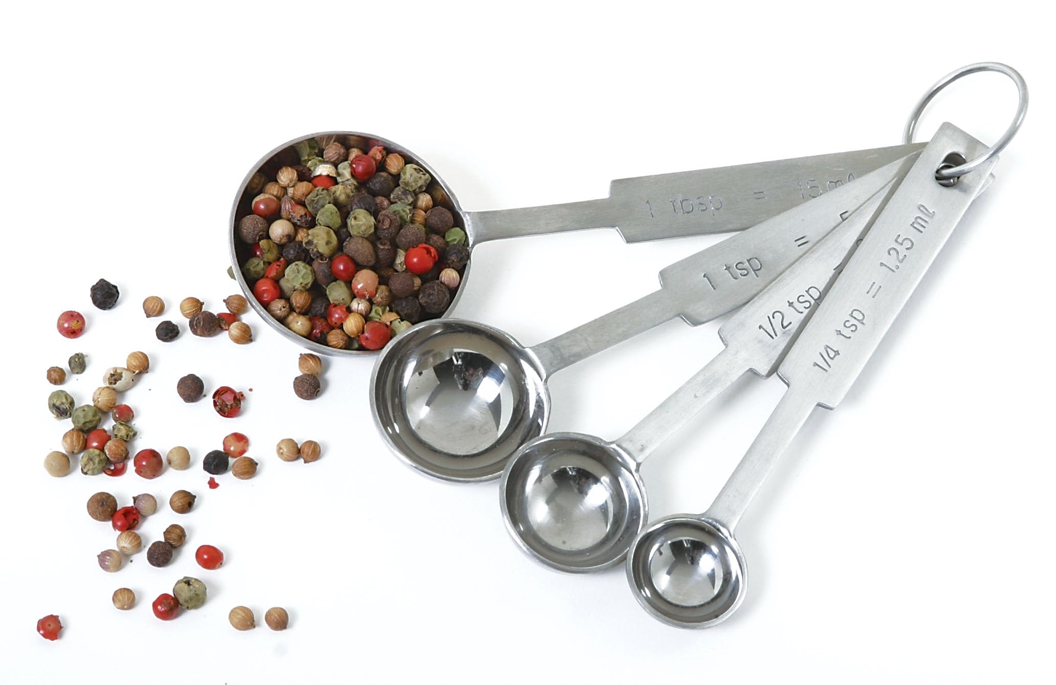 Norpro Stainless Steel Measuring Spoons, 1 Ea, Silver