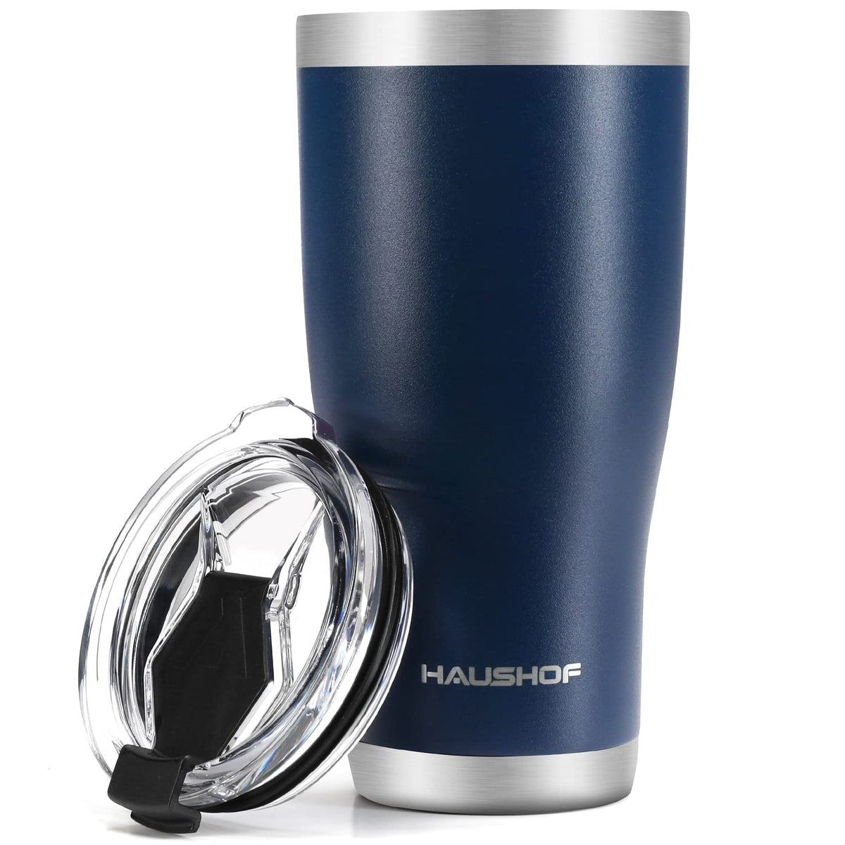 Haushof 20 Oz Tumbler, Stainless Steel Vacuum Insulated Coffee Tumbler Water Cup, Double Wall Travel Mug With Lid, Perfect For H