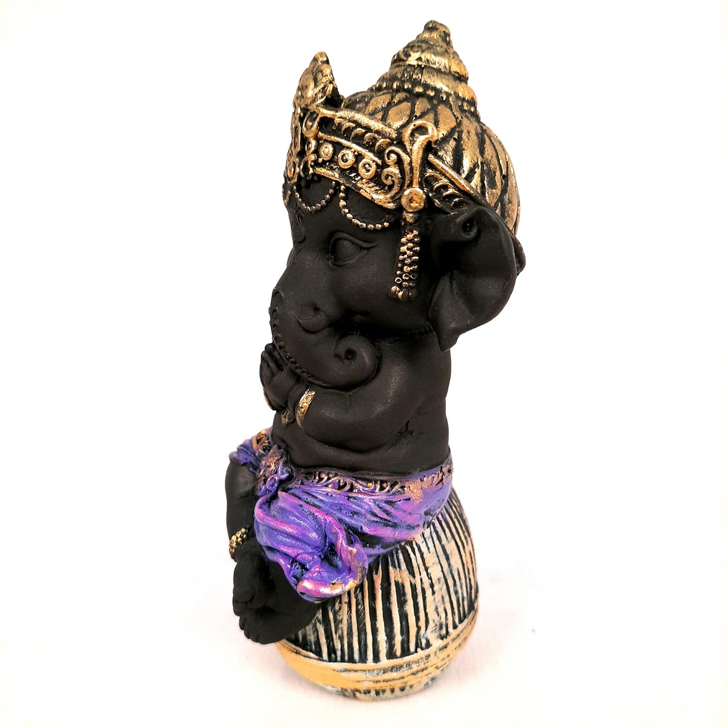 Apka Mart The Online Shop Ganesh Idol Statue | Baby Ganesha Murti - For Car, Home Decor, Pooja Room, Diwali Decoration & Gift -