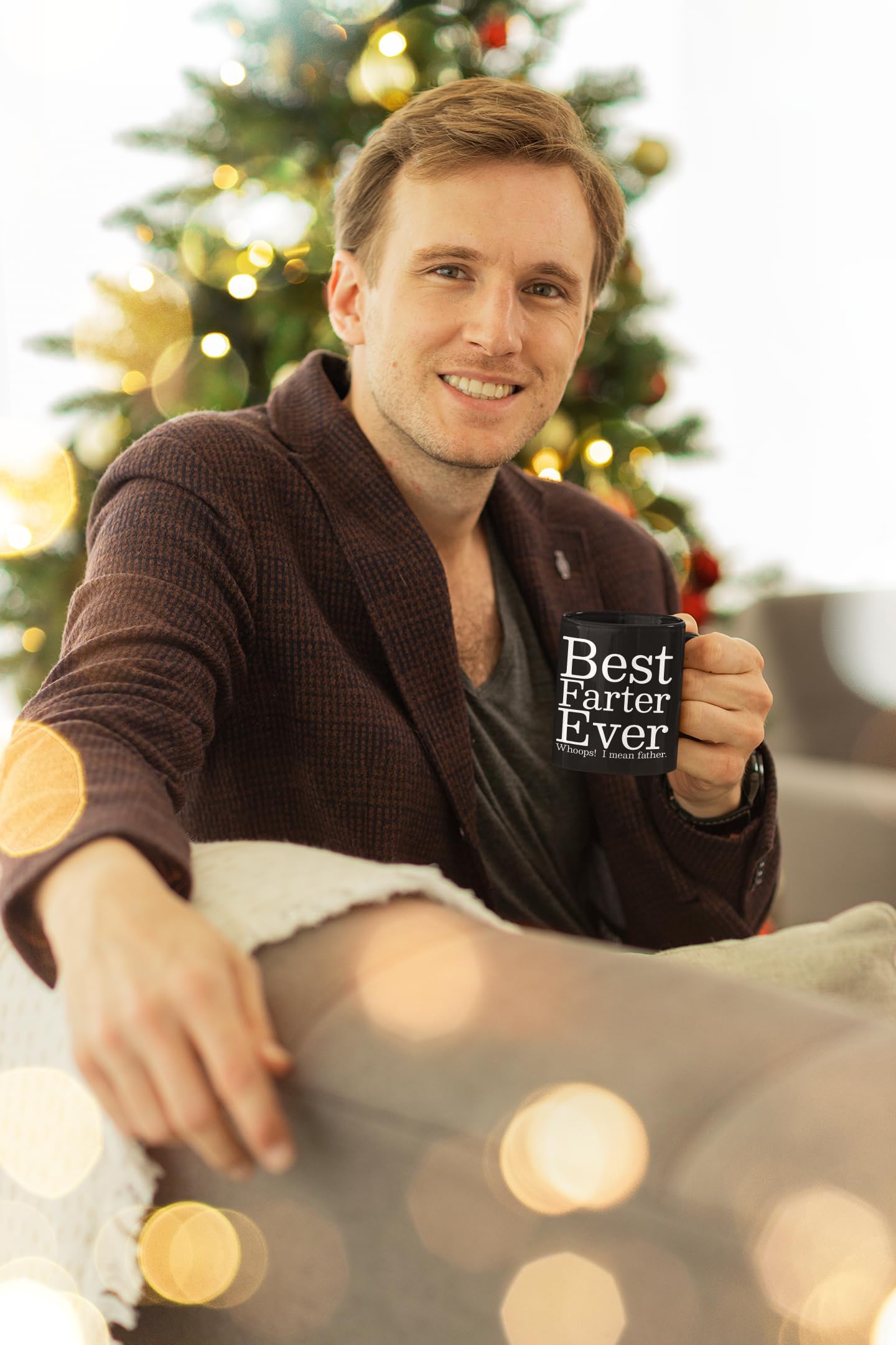 Find Funny Gift Ideas Best Farter Ever I Mean Father Funny Dad Mug Mug - World's Greatest Farter Funny Fathers Day Mugs Gifts from Kids Son  FathersDay Gifts for Dad from Daughter  (BFE Black)