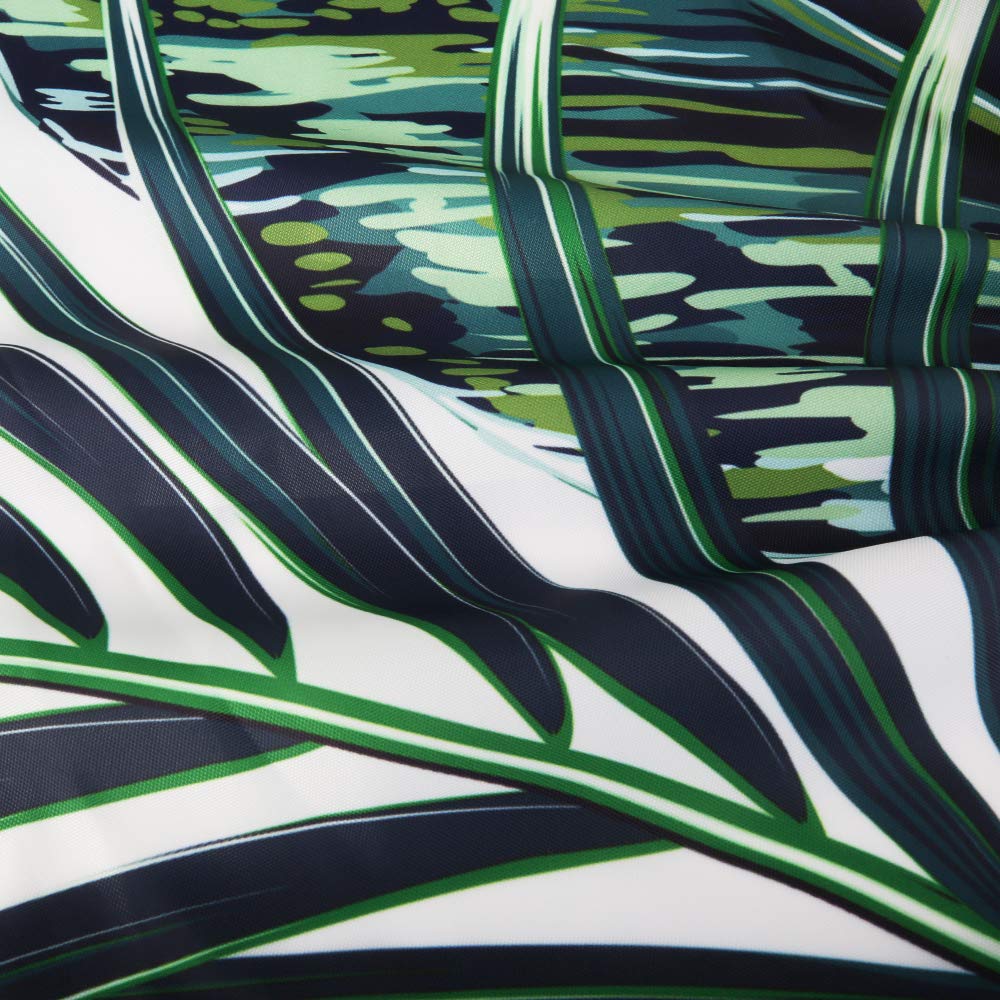 Livilan Green Shower Curtain, Tropical Shower Curtain, Plant Shower Curtains For Bathroom, Leaf Shower Curtain, Botanical Shower