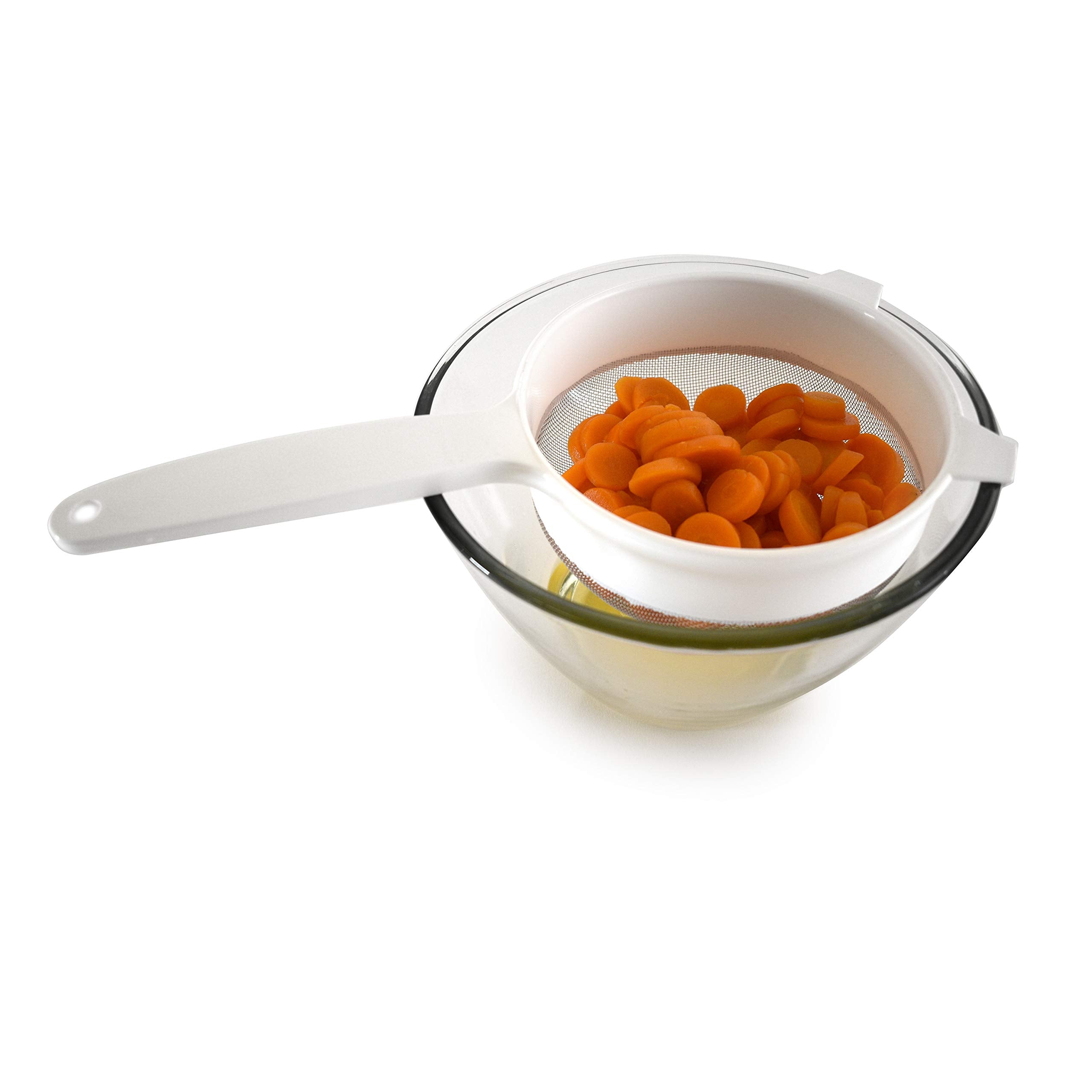Norpro Strainer, 5'', White