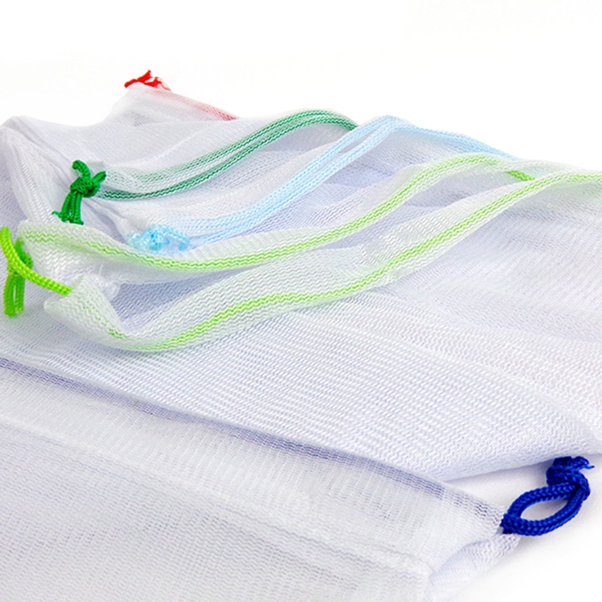 Natural Home Reusable Produce Bags, Other-Size, White