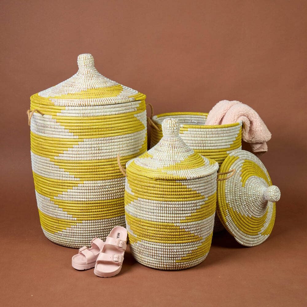 Basket, Laundry Hamper, Toy Storage, Blanket Basket, With Lid, Wicker, Woven, Bedroom, Living Room, Nursery, Large, Decorative,