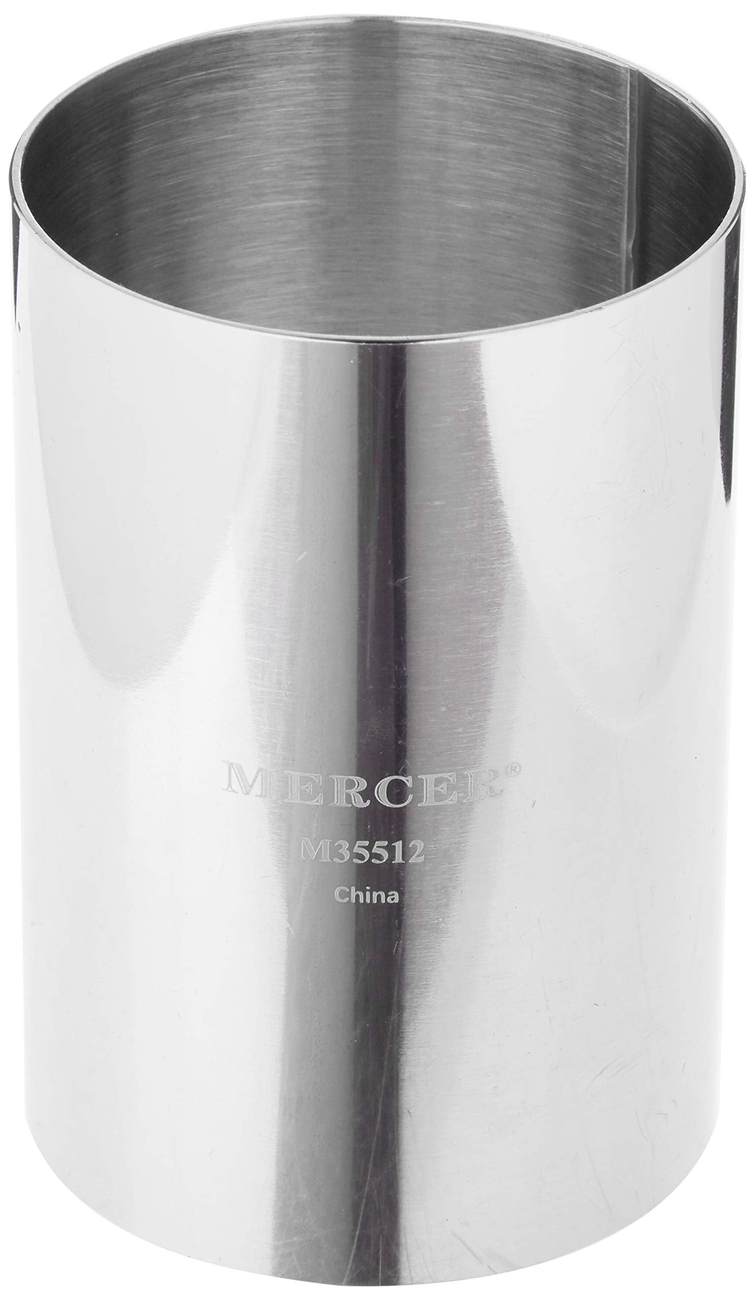 Mercer Culinary Steel Ring Mold Chef, 2 Inch X 3 Inch, Stainless
