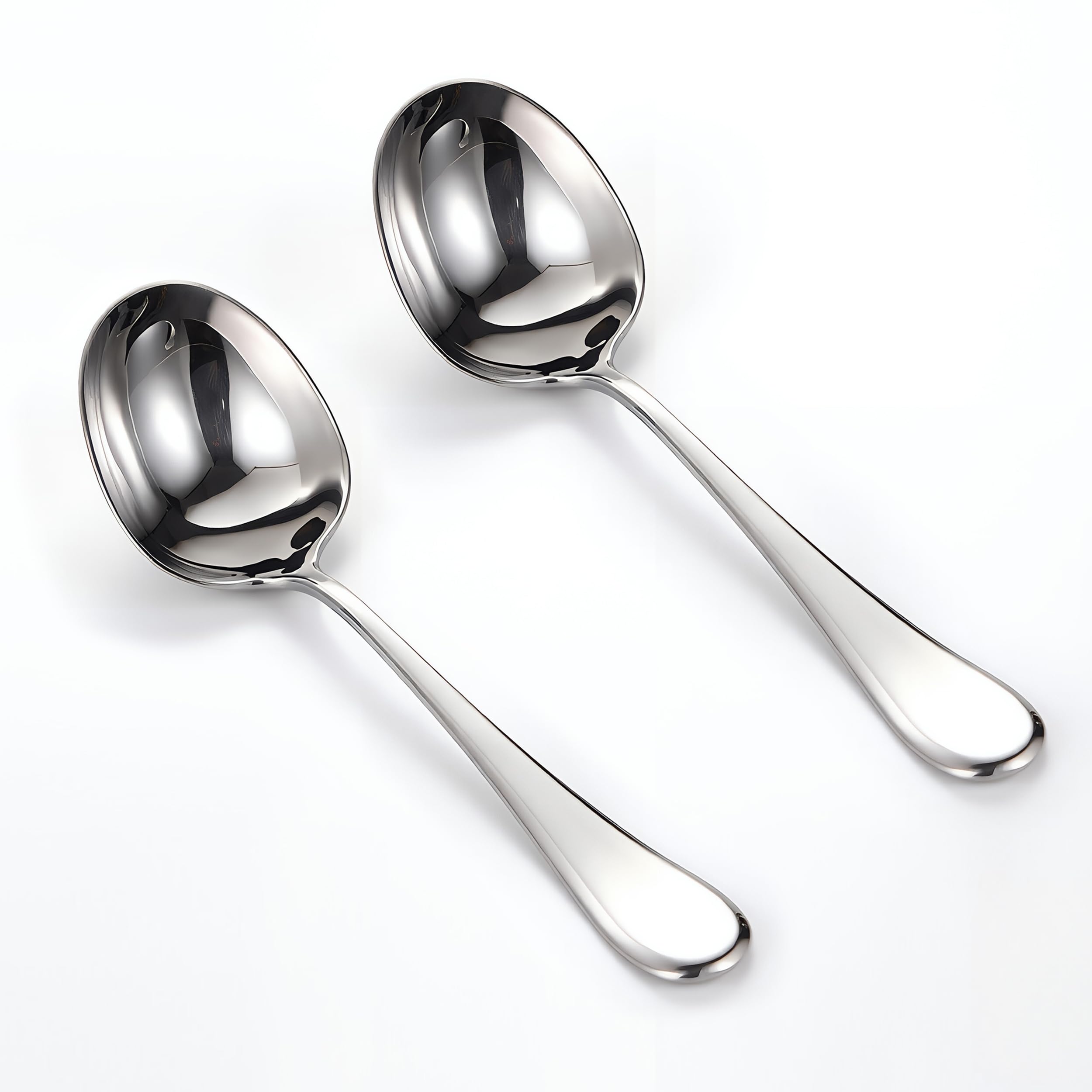 Txhlyx Sauce ladles,Gravy Spoons,18/10 Stainless Steel 7.7 Inch Small Serving ladle for,Sauce,Gravy,Dishwasher Safe,Set of 2
