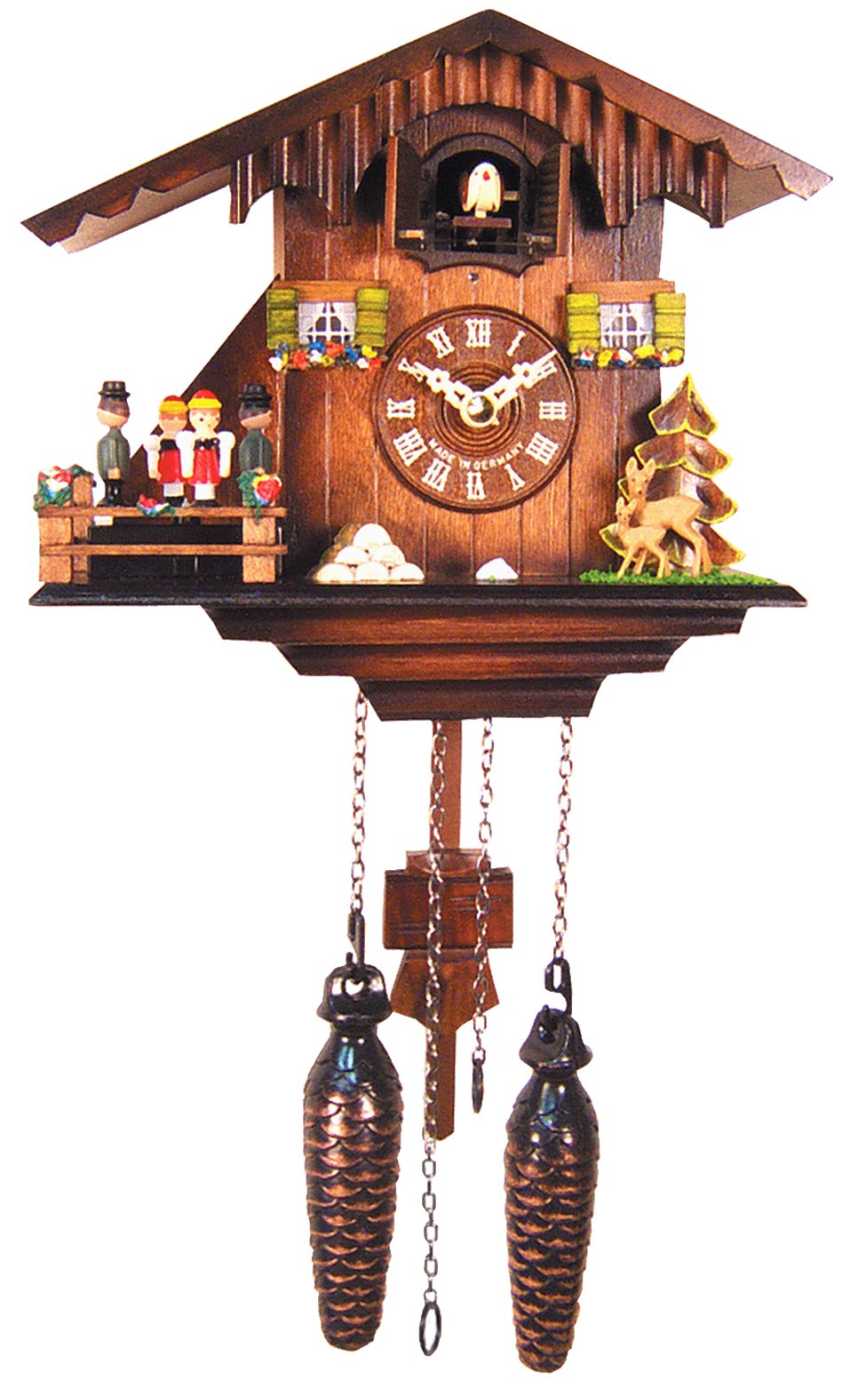 Alexander Taron Importer 424QMT Battery Operated Cuckoo Clock