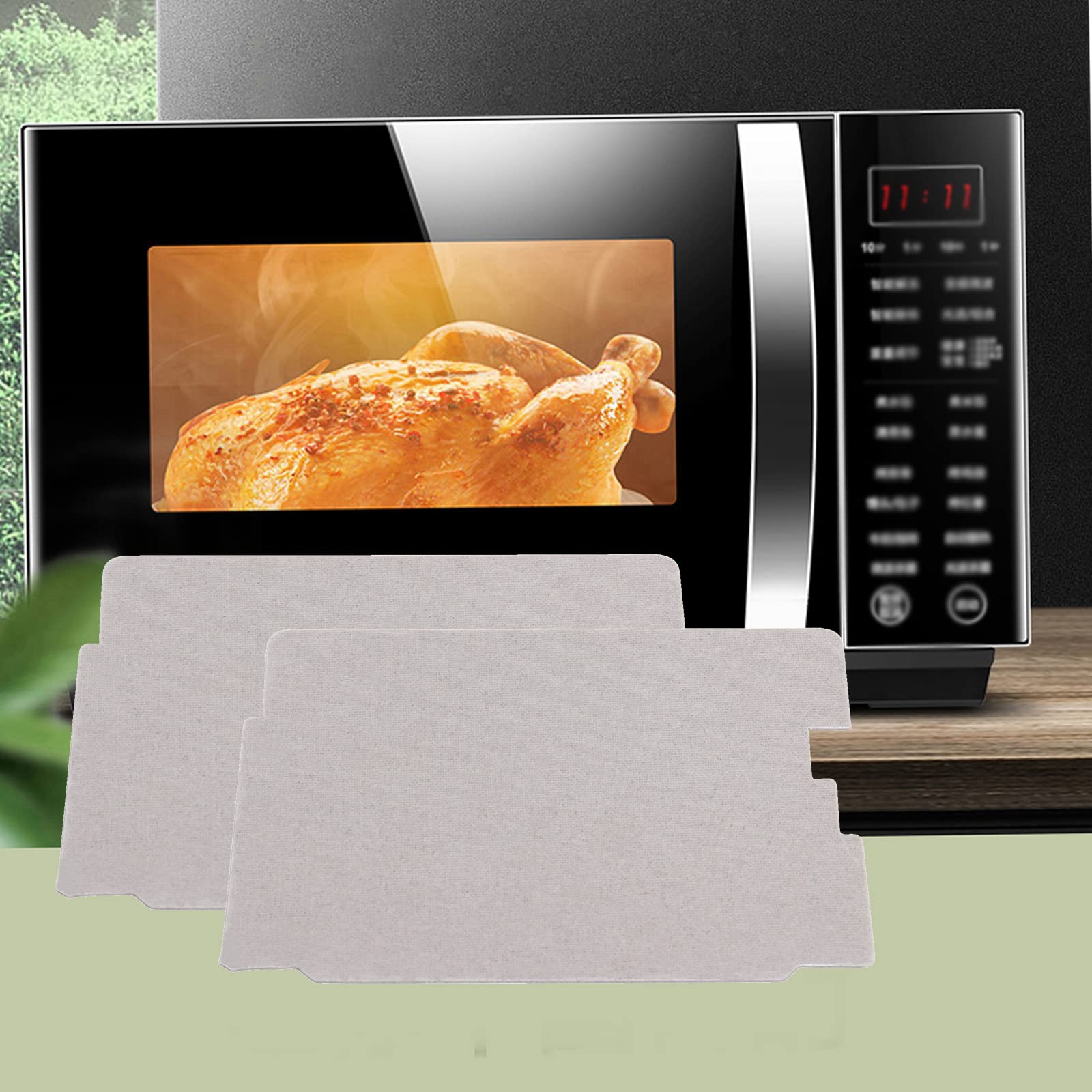 5304462314 Microwave Waveguide Cover Compatible With Frigidaire, Microwave Oven Repairing Part Mica Plates Sheets (2 Pack)