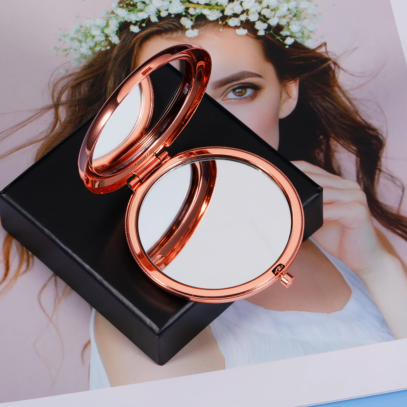 Sister Birthday Gifts From Sister Compact Mirror For Women Best Friend Personalized Friendship Christmas Graduation Easter Valen