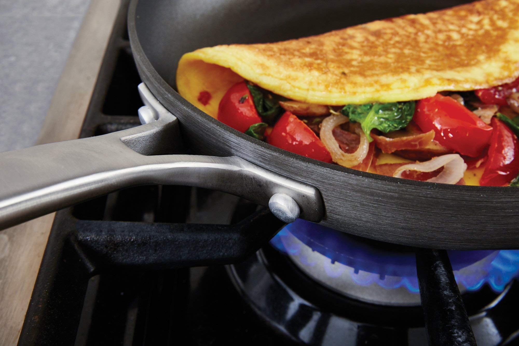 Calphalon 1934221 Classic Nonstick Omelet Fry Pan, 12, Grey