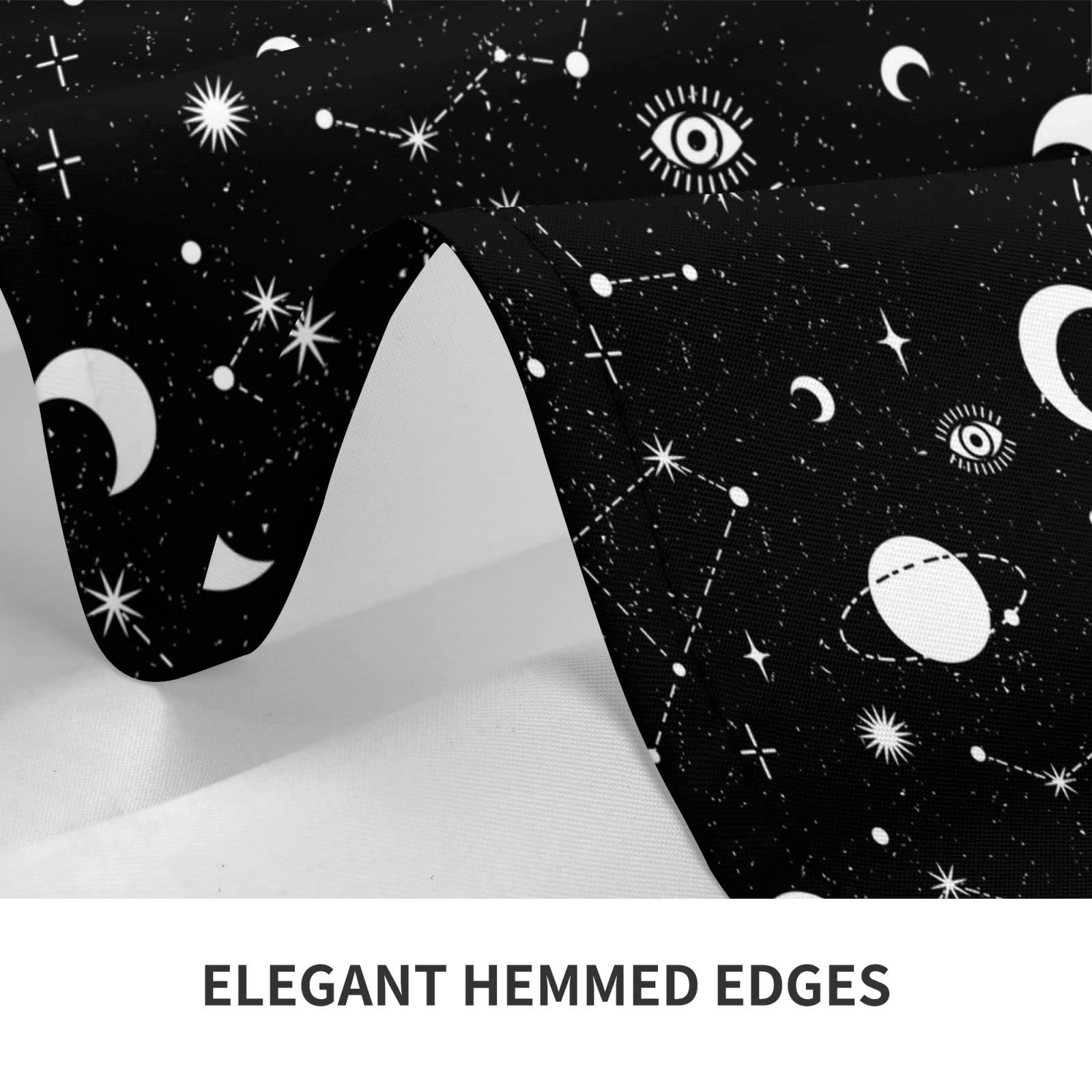 Cukemip Space Galaxy Table Cloths For Parties Dinning Room Kitchen Farmhouse Wedding Birthday Decoration Reusable Washable Water