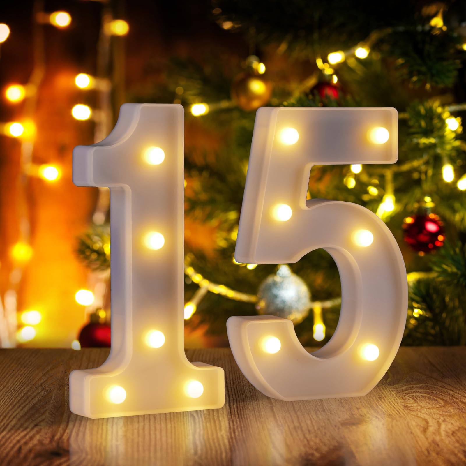 Marquee Numbers 15th Birthday Decorations For Girls Boys,15 Light Up Numbers Quinceanera Decorations,Numero 15 Decoracion Para Q