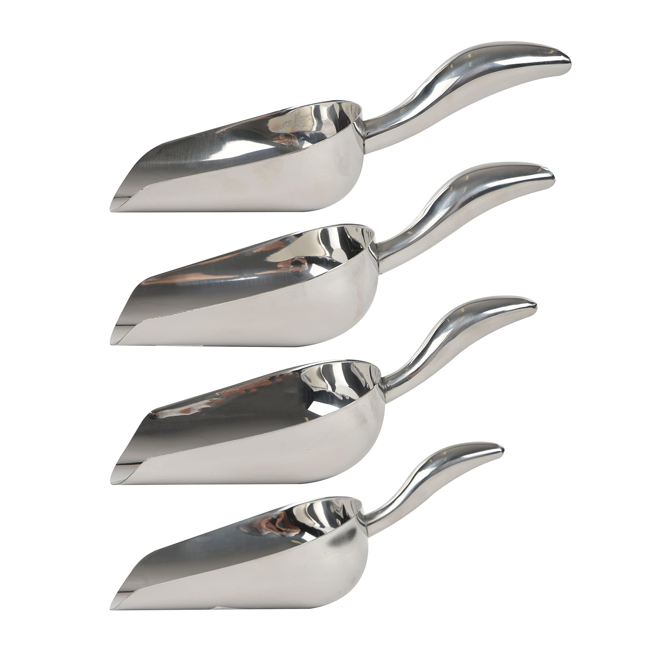 Lemonsoda Stainless Steel Utility Ice Scoop - 24 Ounces - Rustproof Metal - Great For Bar, Ice, Flour, Coffee, Containers - Bar