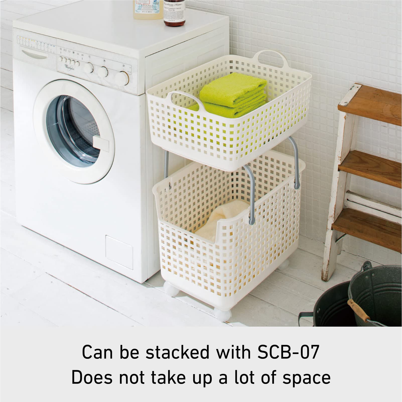Like-It Scb-6 Daily Use Inside Or Outside. Movable Handles Make It Easy To Carry Around | Portable Large Basket For Kitchen, Lau